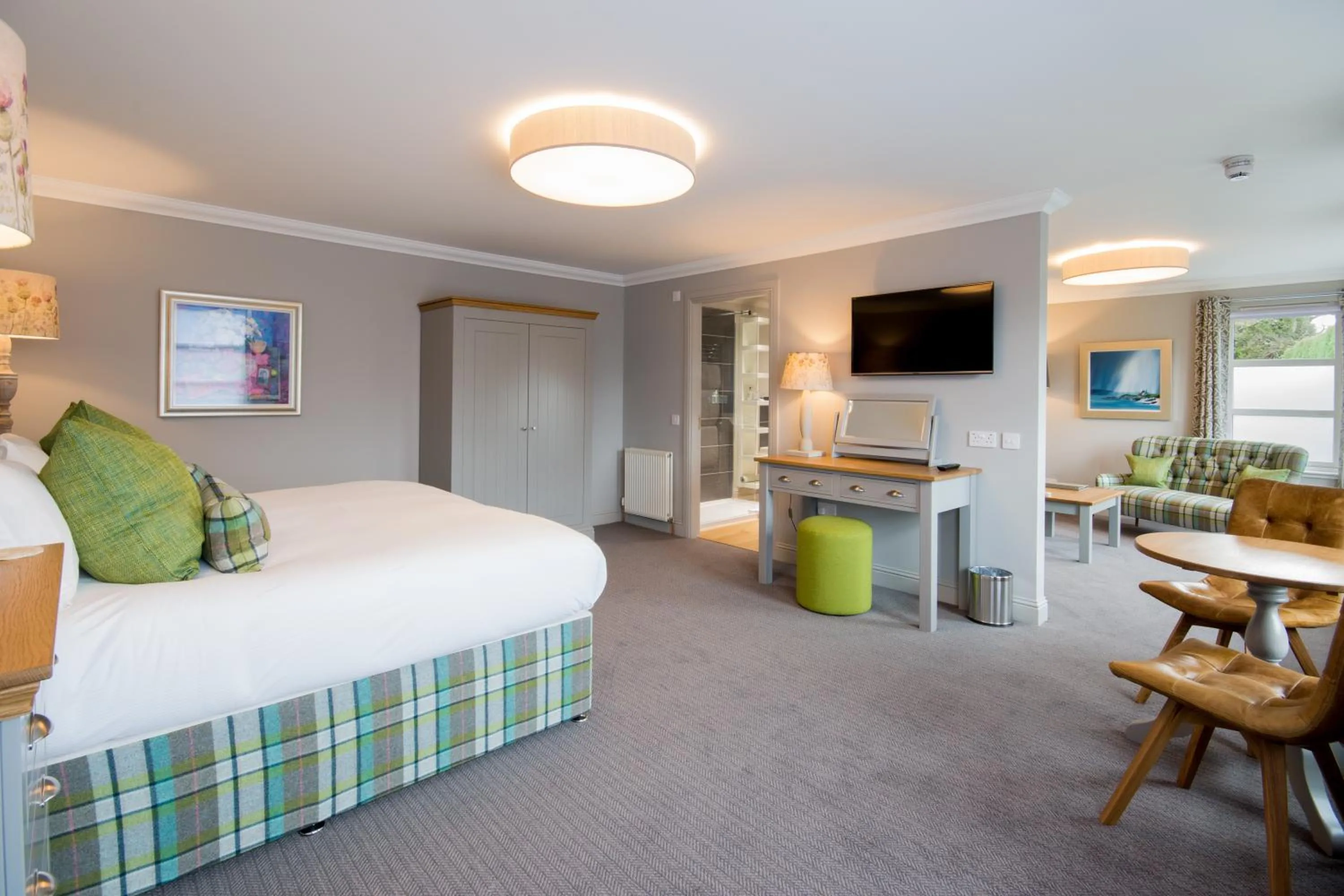 Photo of the whole room, Bed in Knockendarroch Hotel