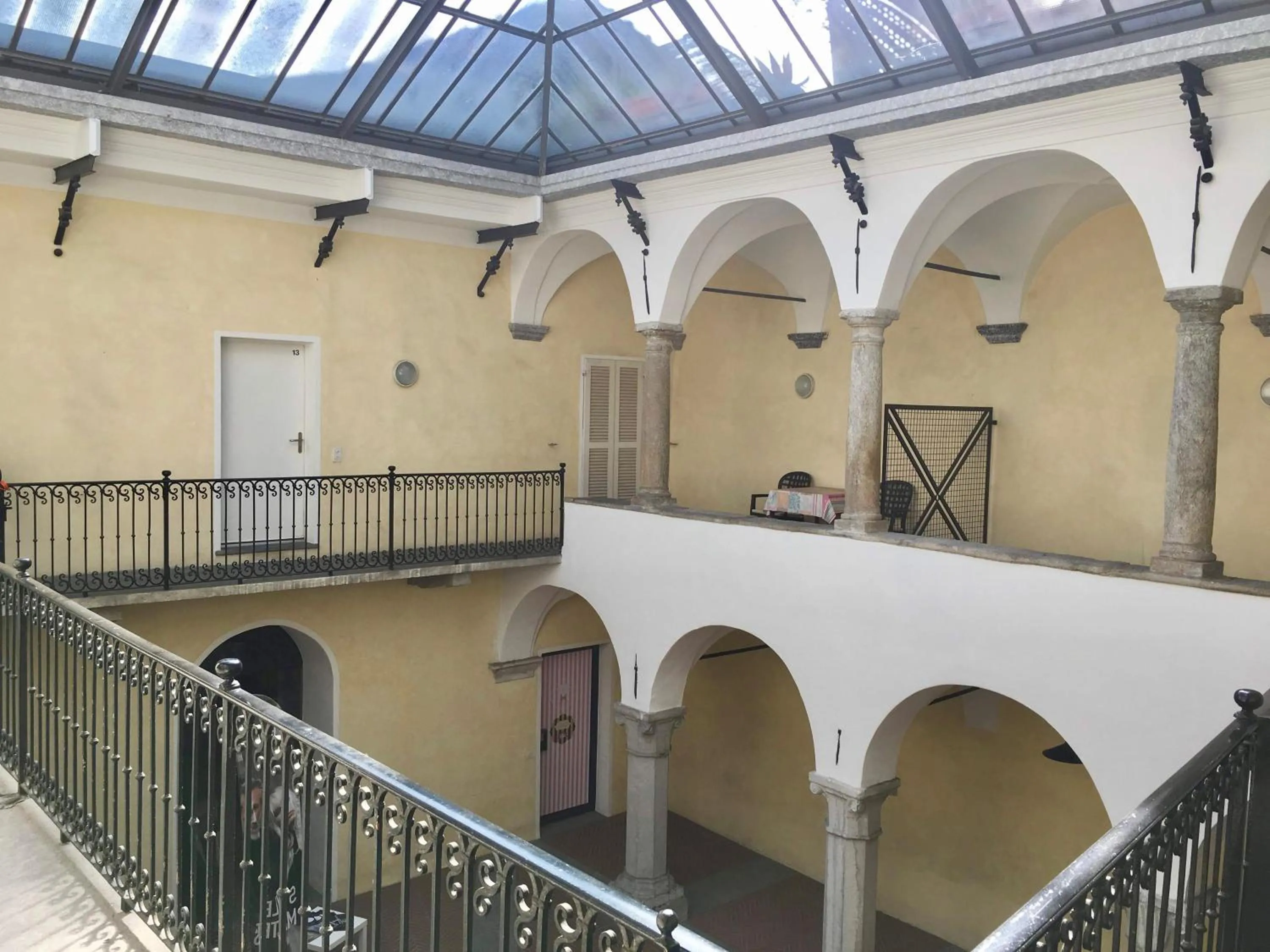 Patio in Great2Stay City Center Apartments Locarno