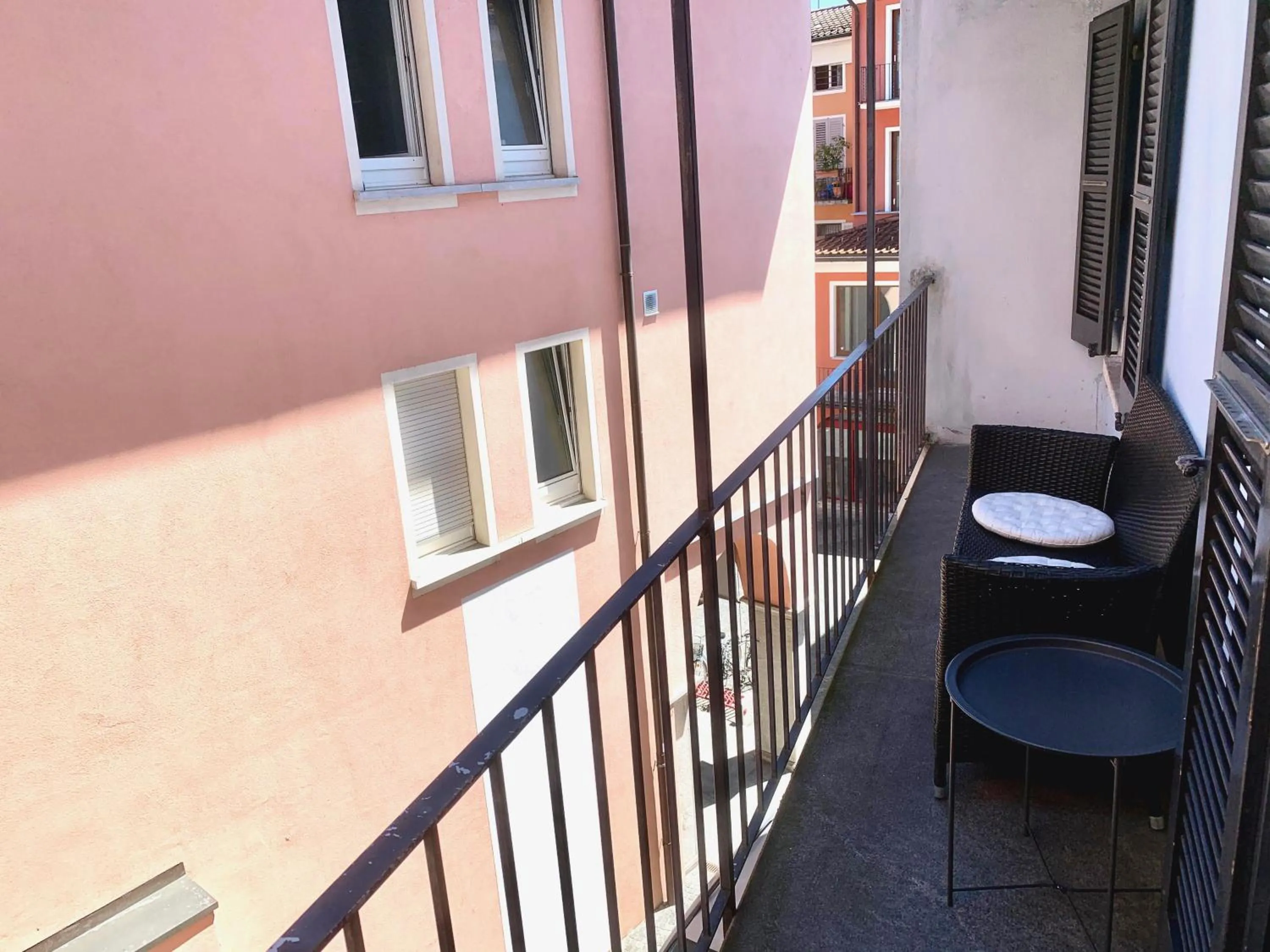 Balcony/Terrace in Great2Stay City Center Apartments Locarno
