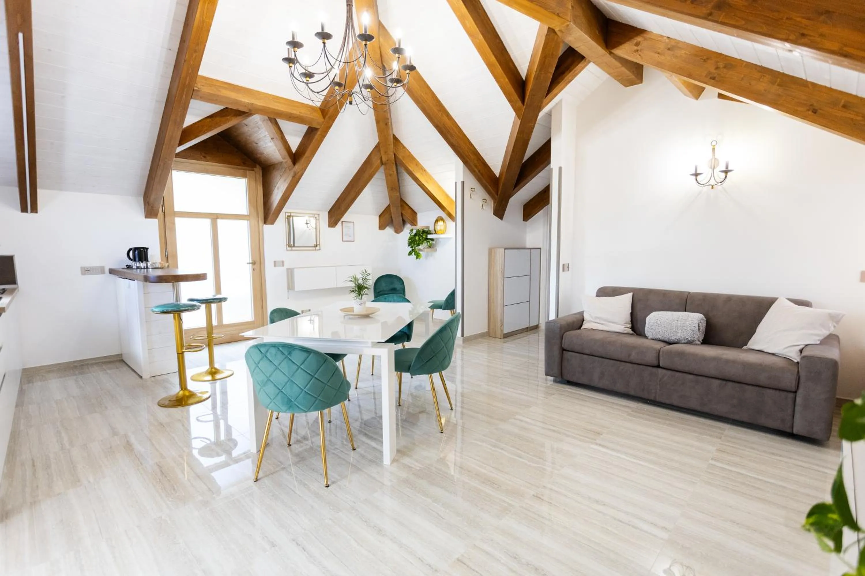 Seating area in Villa Italia