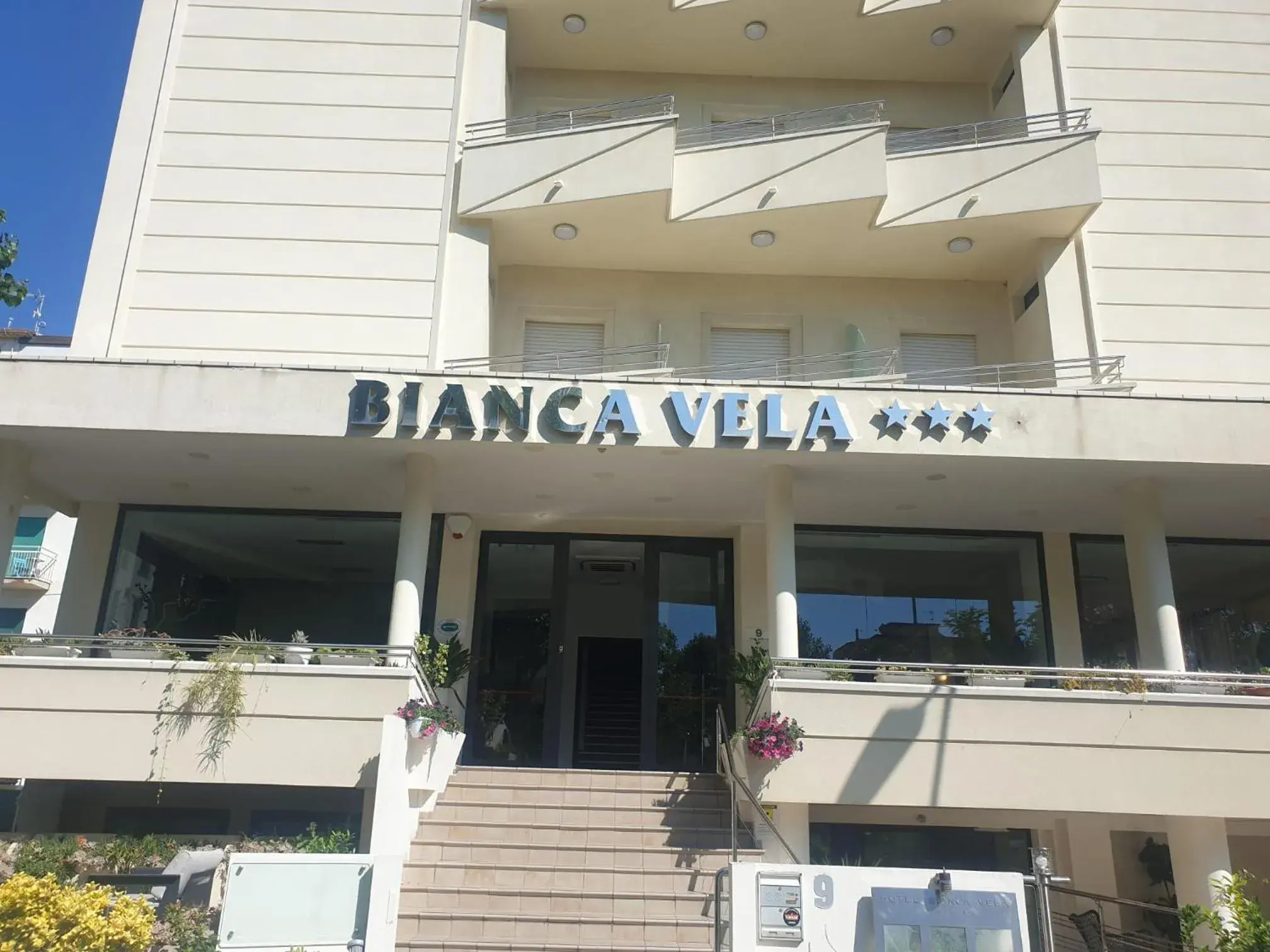Property building in Hotel Bianca Vela Property building in Hotel Bianca Vela