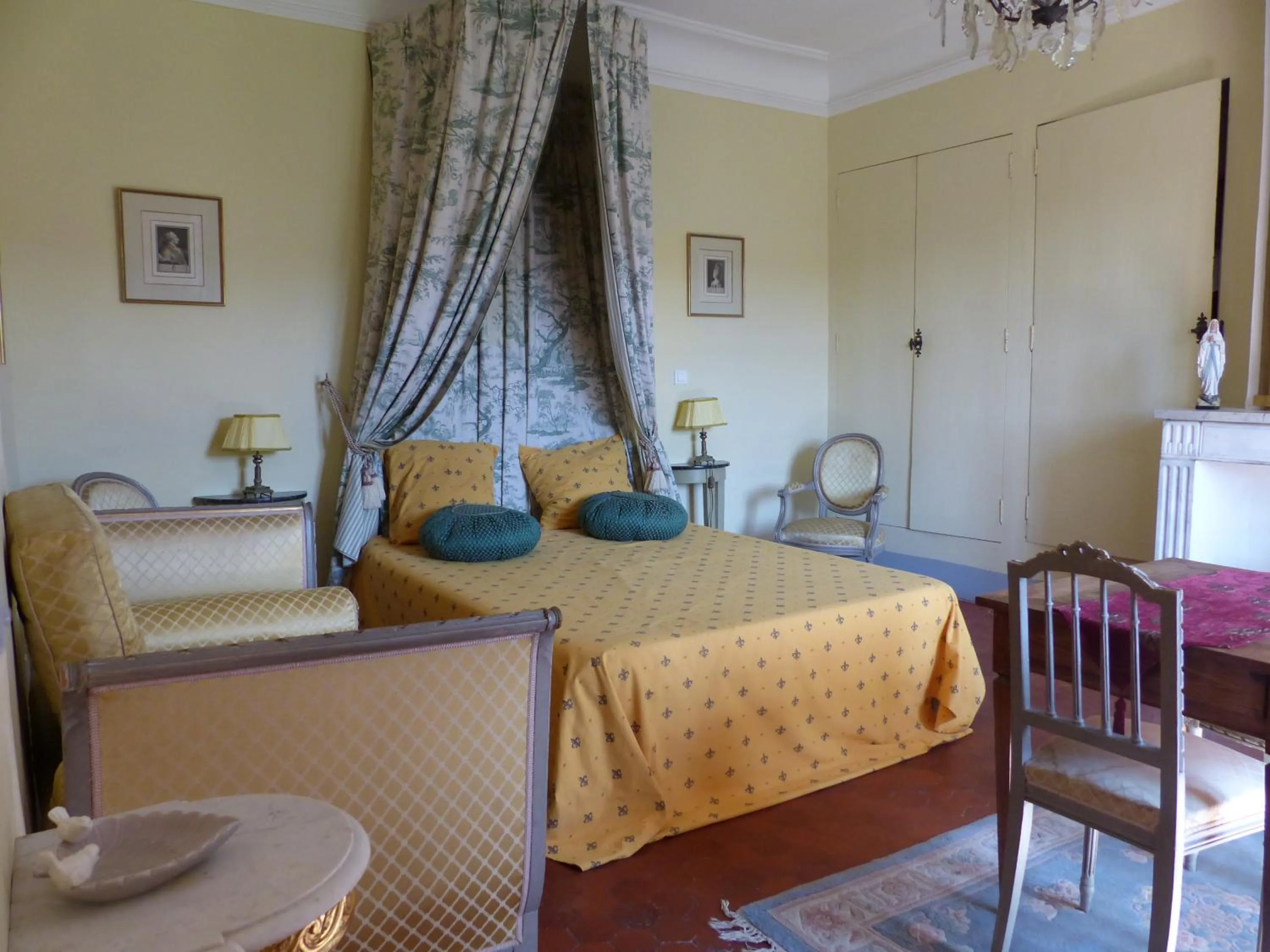 Bedroom, Bed in Château du Grand Jardin