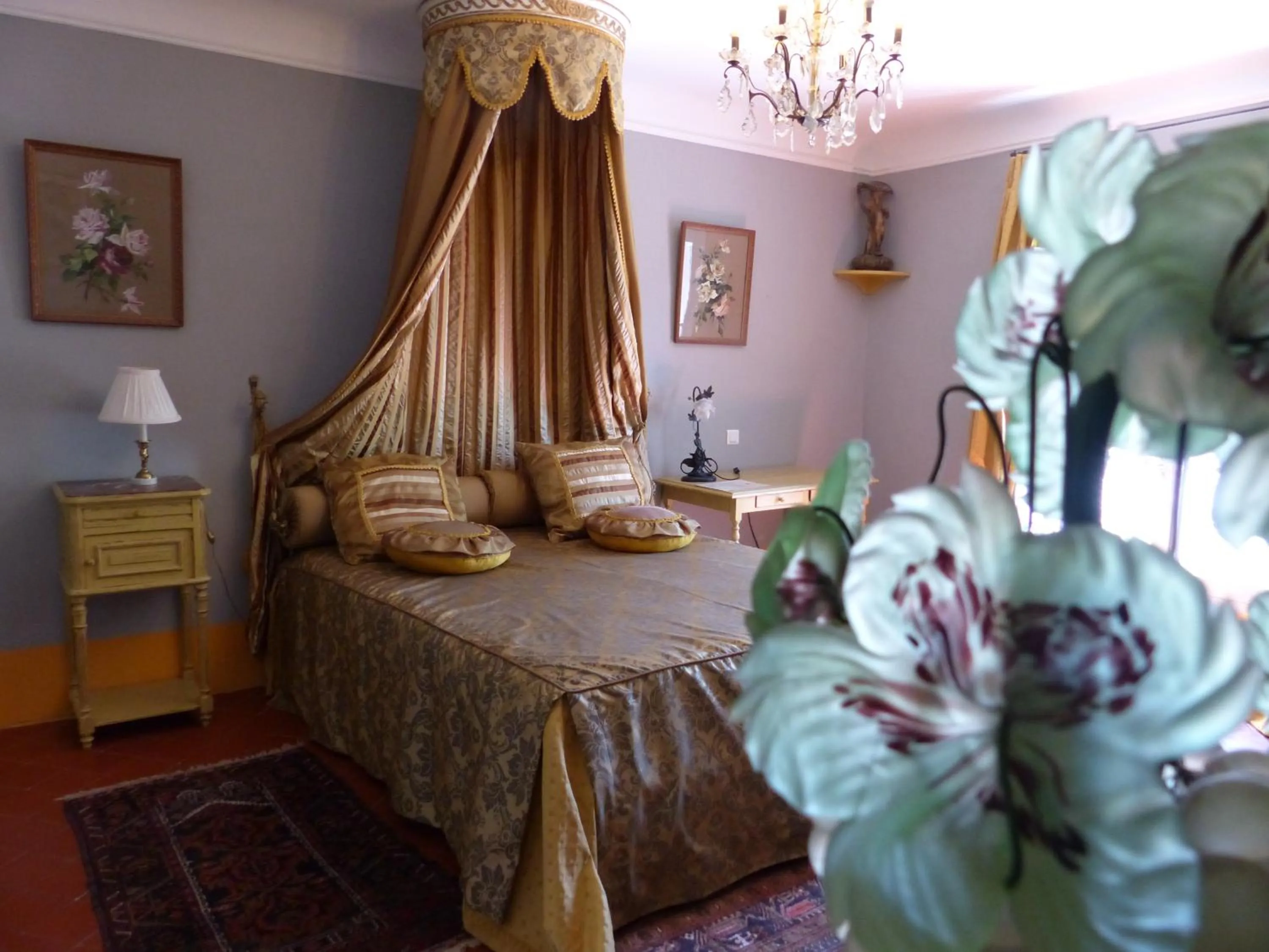 Bedroom, Bed in Château du Grand Jardin