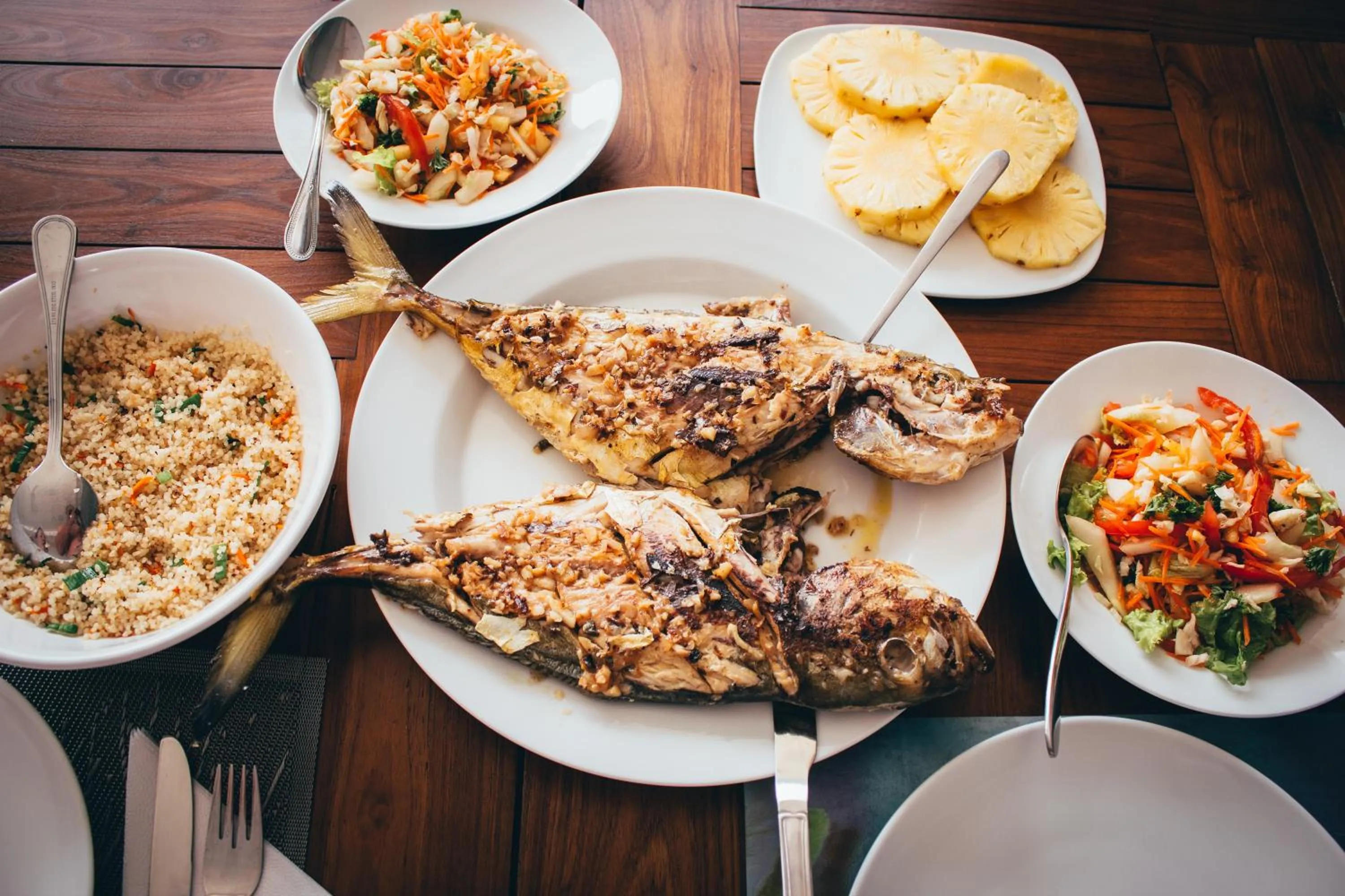 Food in Amber House Lanka