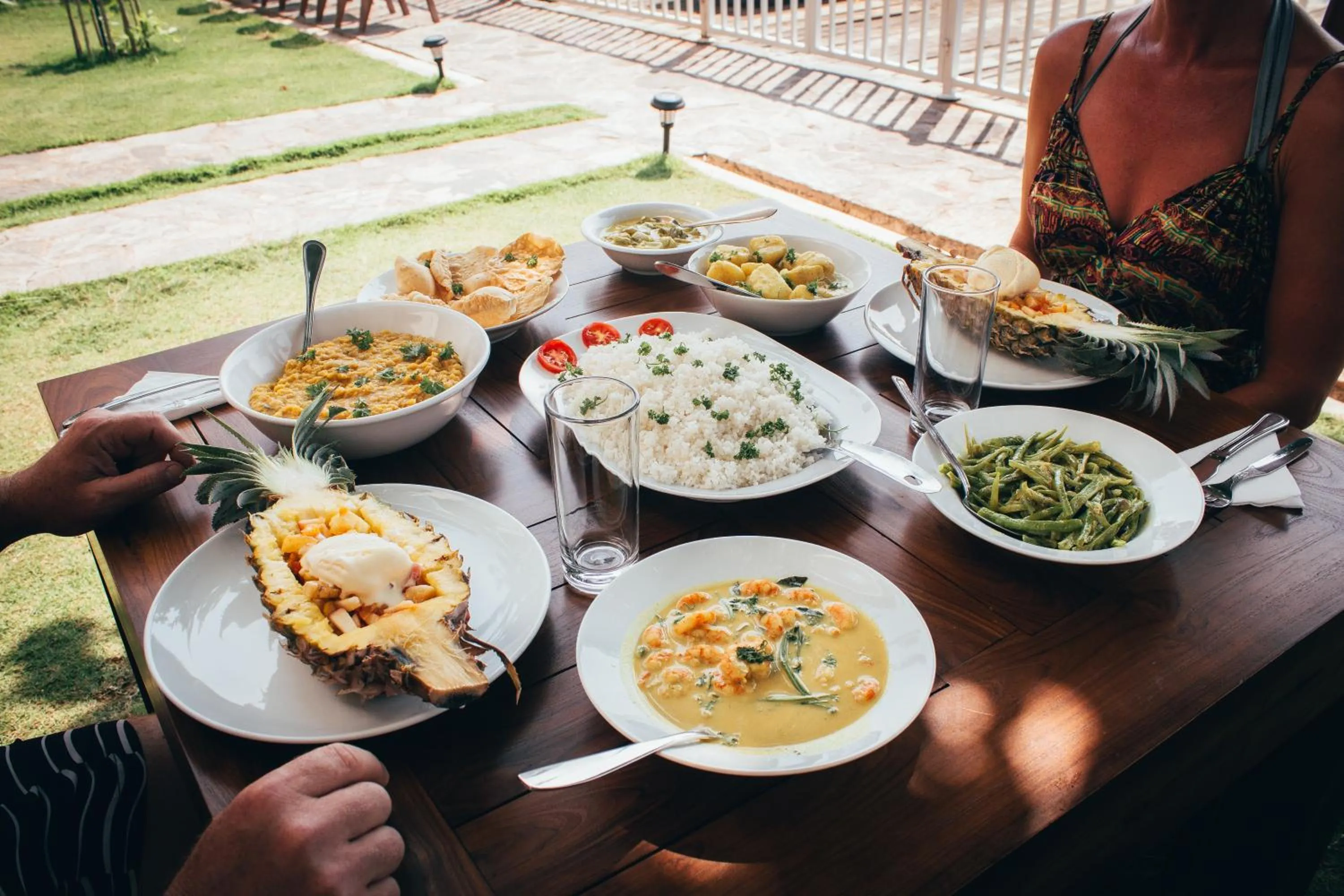 Food and drinks in Amber House Lanka