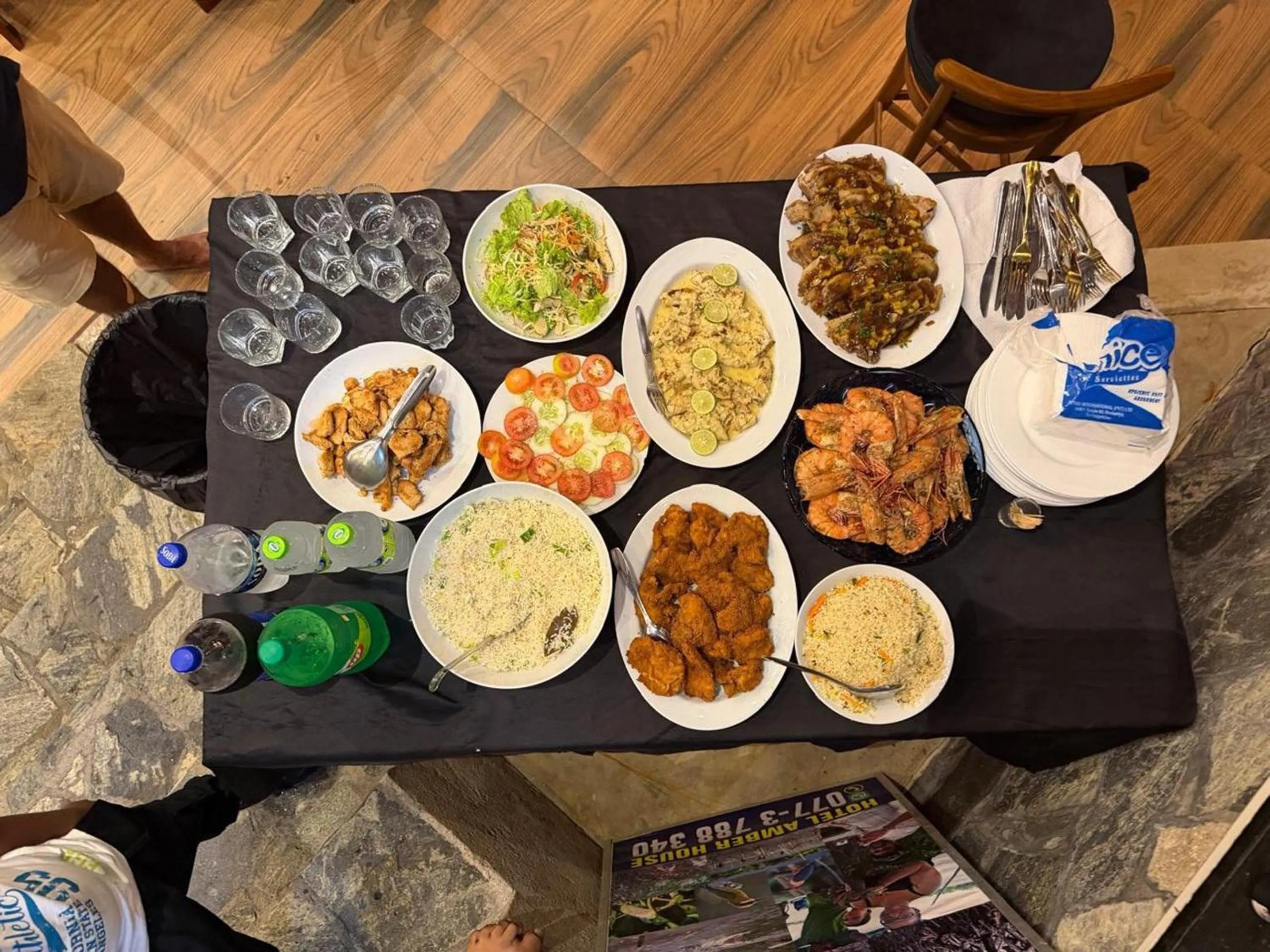 Food and drinks in Amber House Lanka