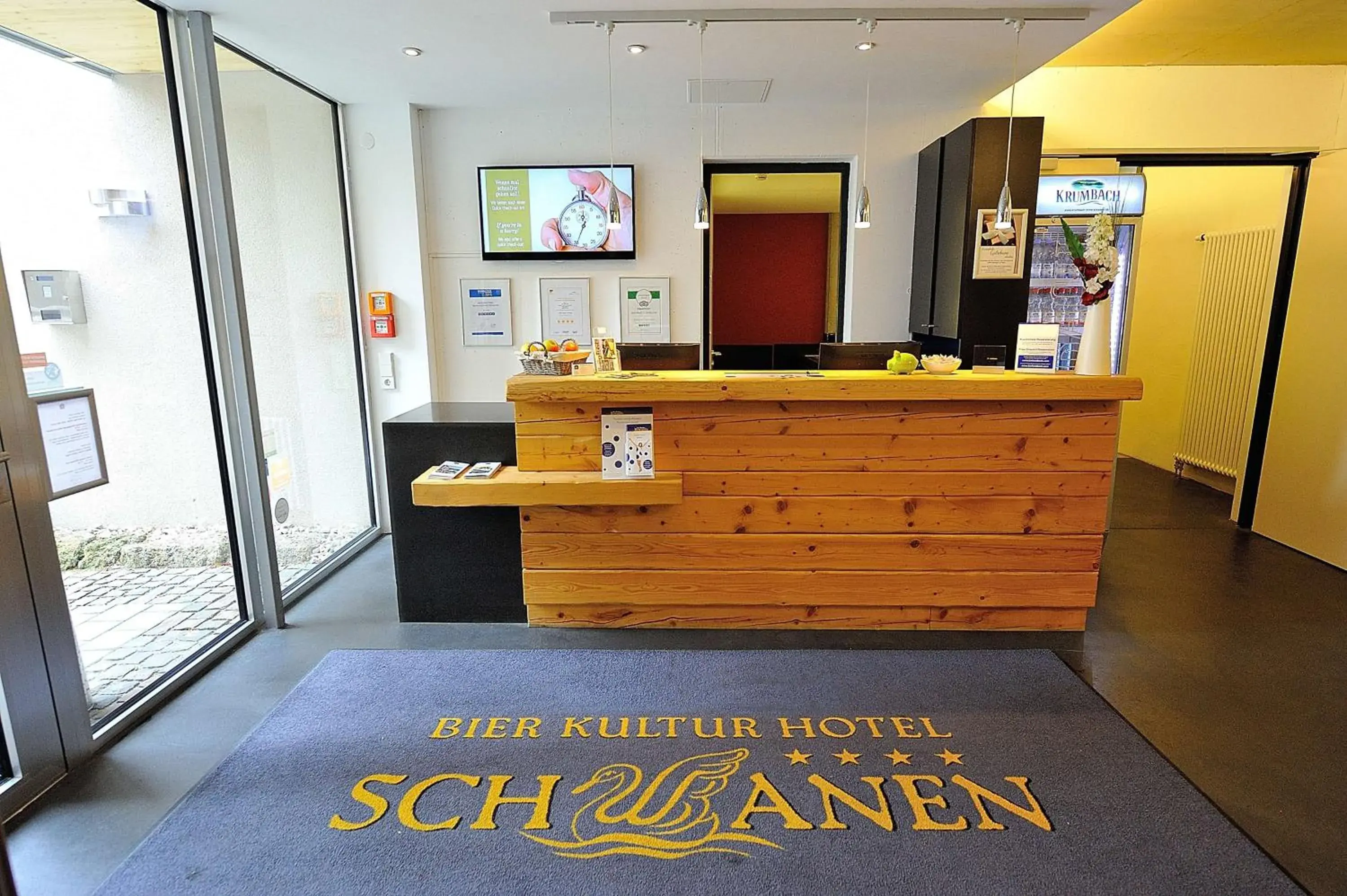 Lobby or reception in Best Western Plus BierKulturHotel Schwanen Lobby or reception in Best Western Plus BierKulturHotel Schwanen