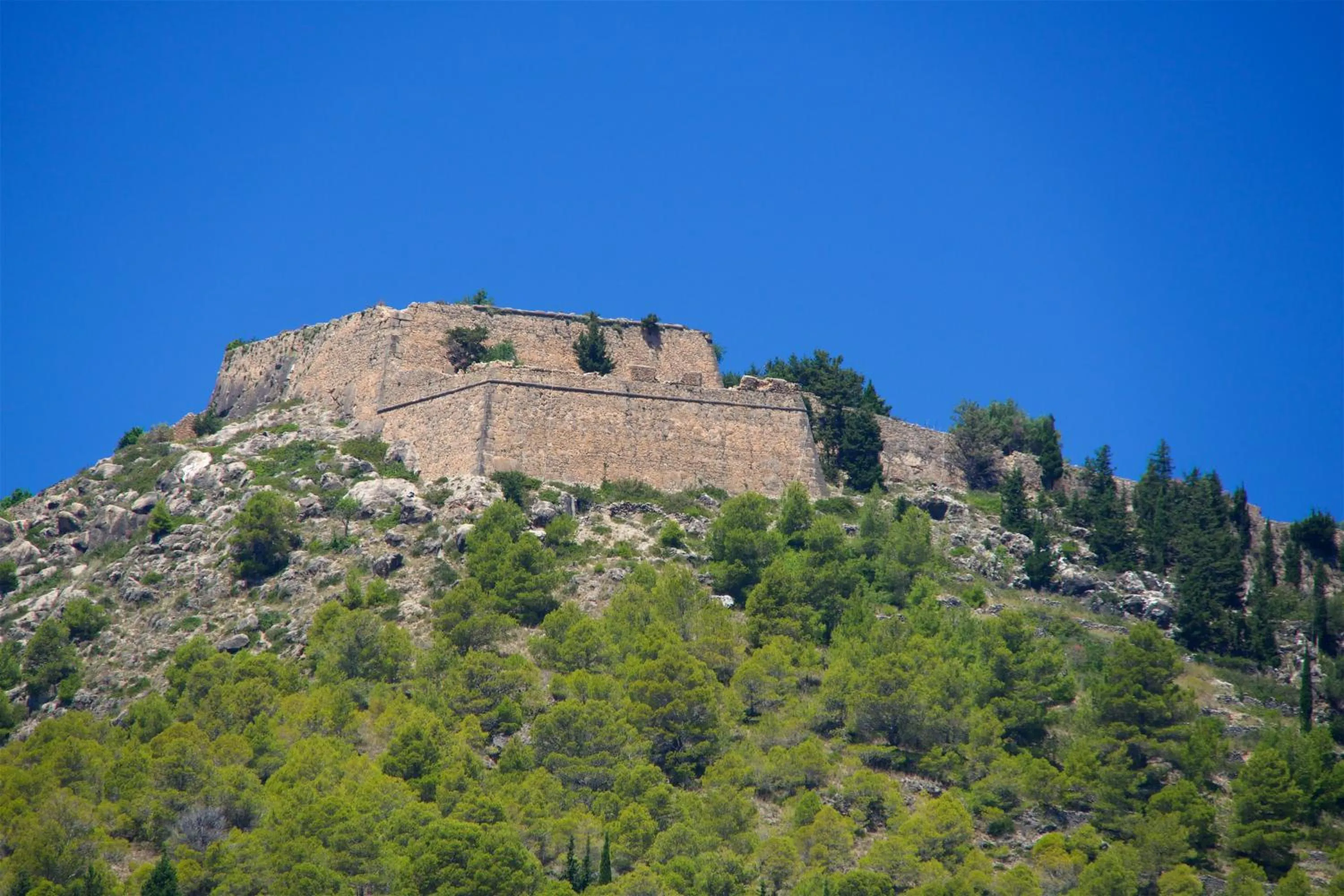 Nearby landmark in Villa Apoplous with pool