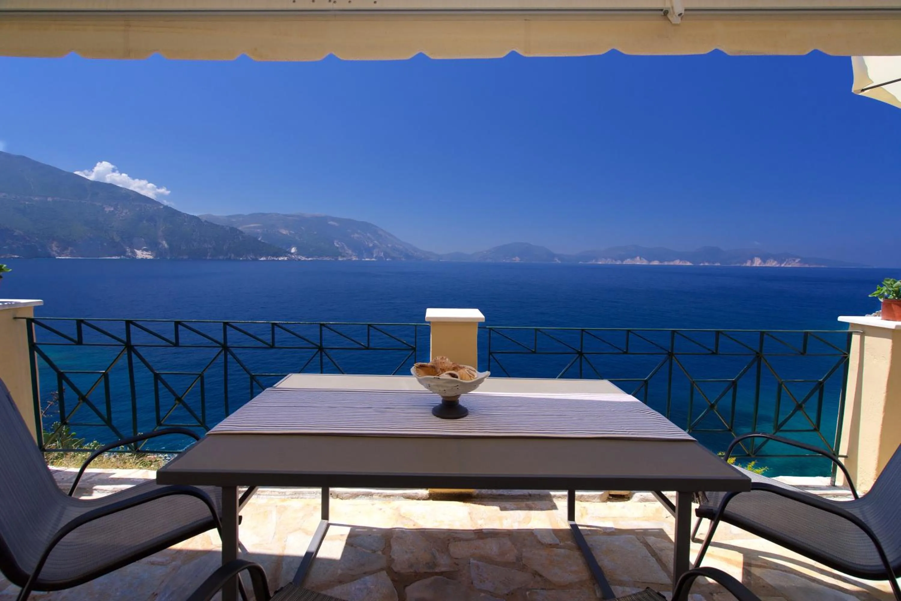View (from property/room) in Villa Apoplous with pool