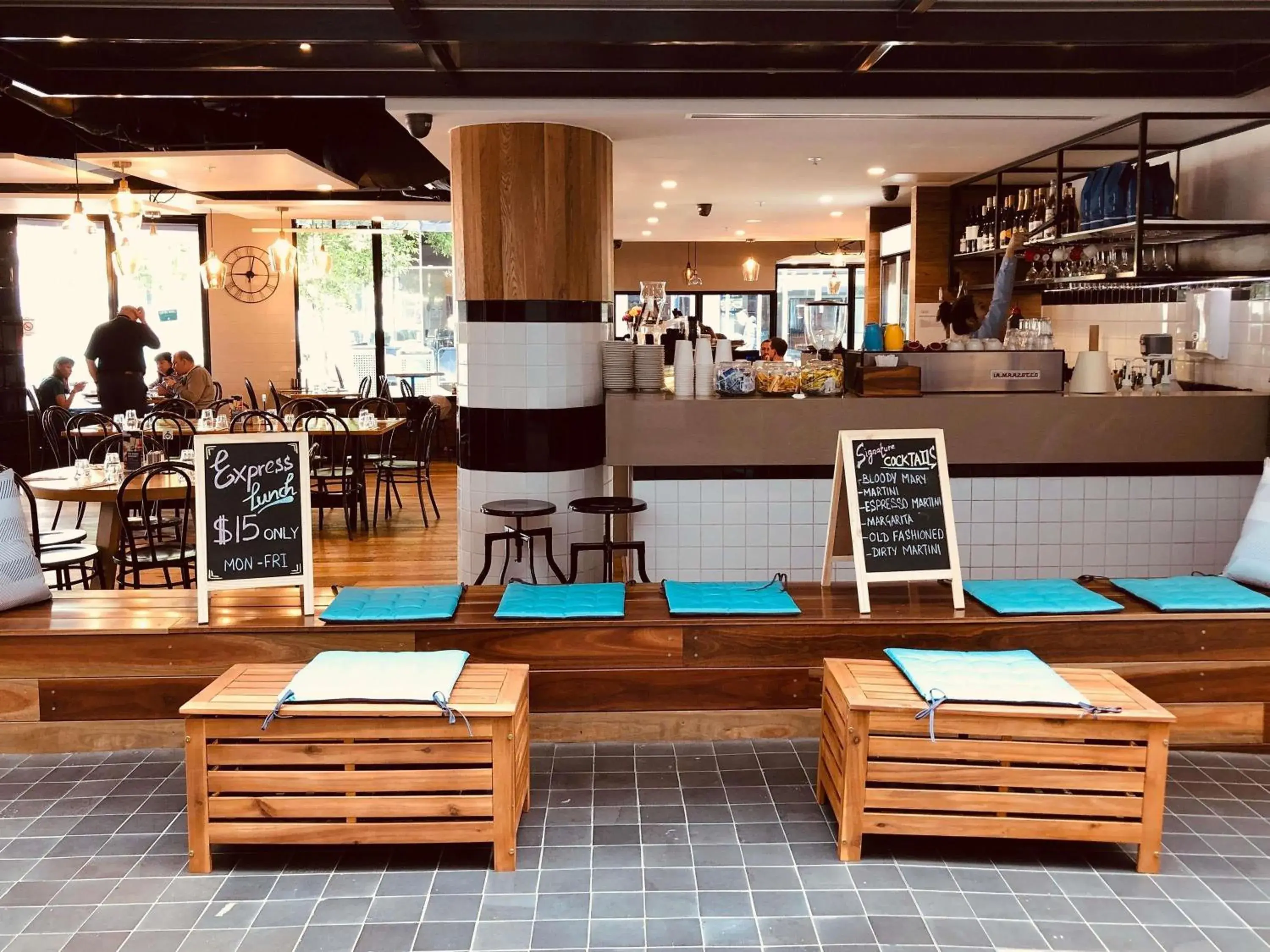 Restaurant/places to eat in The Sebel Residences Melbourne Docklands Serviced Apartments Restaurant/places to eat in The Sebel Residences Melbourne Docklands Serviced Apartments