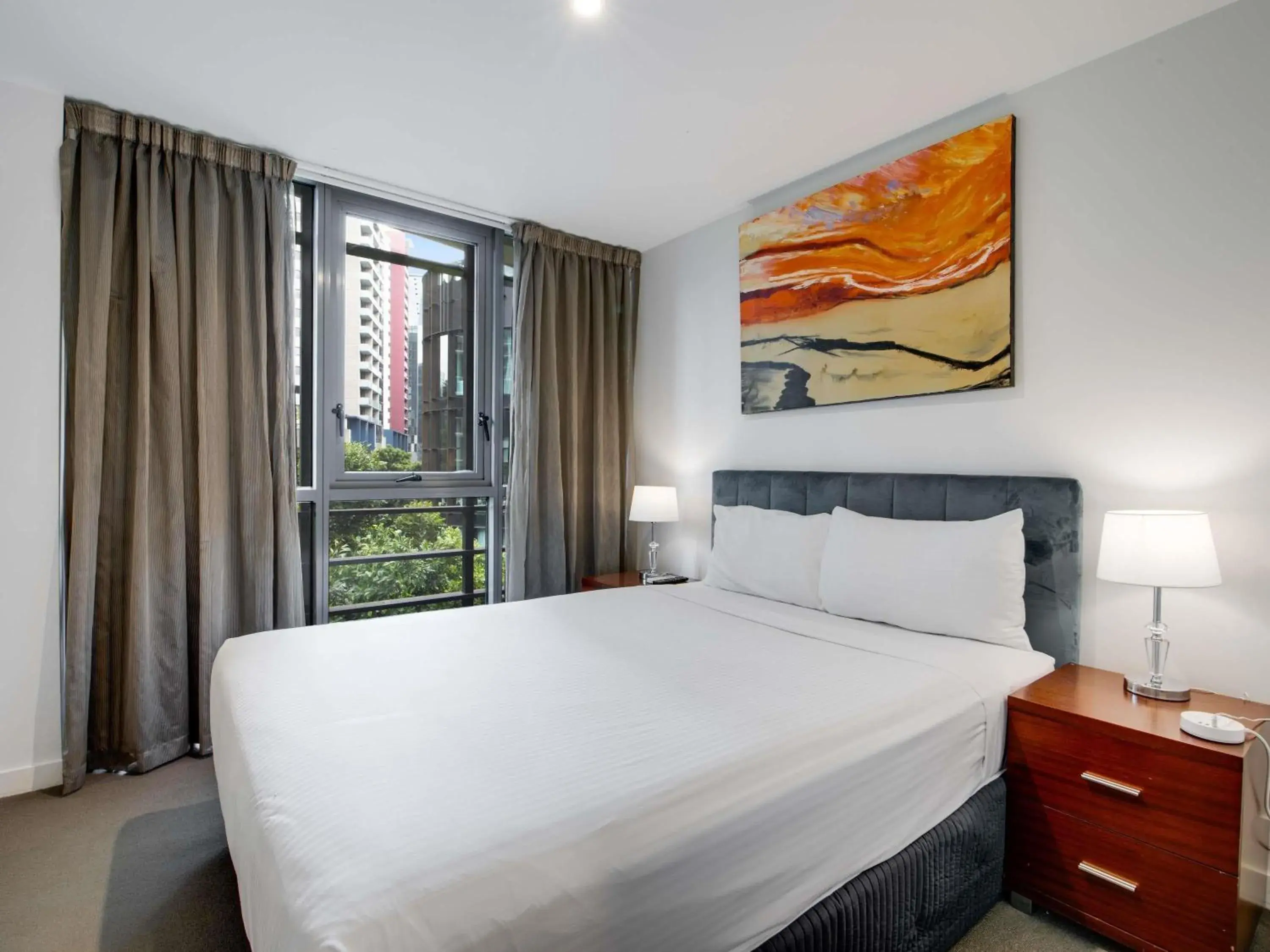 Bedroom, Bed in The Sebel Residences Melbourne Docklands Serviced Apartments Bedroom, Bed in The Sebel Residences Melbourne Docklands Serviced Apartments