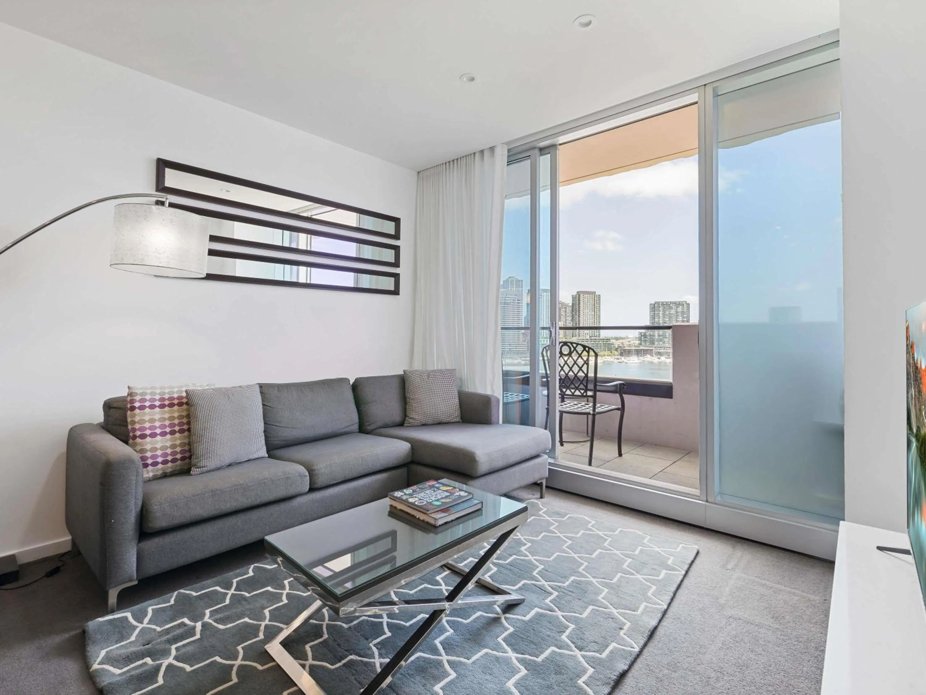 Bedroom in The Sebel Residences Melbourne Docklands Serviced Apartments