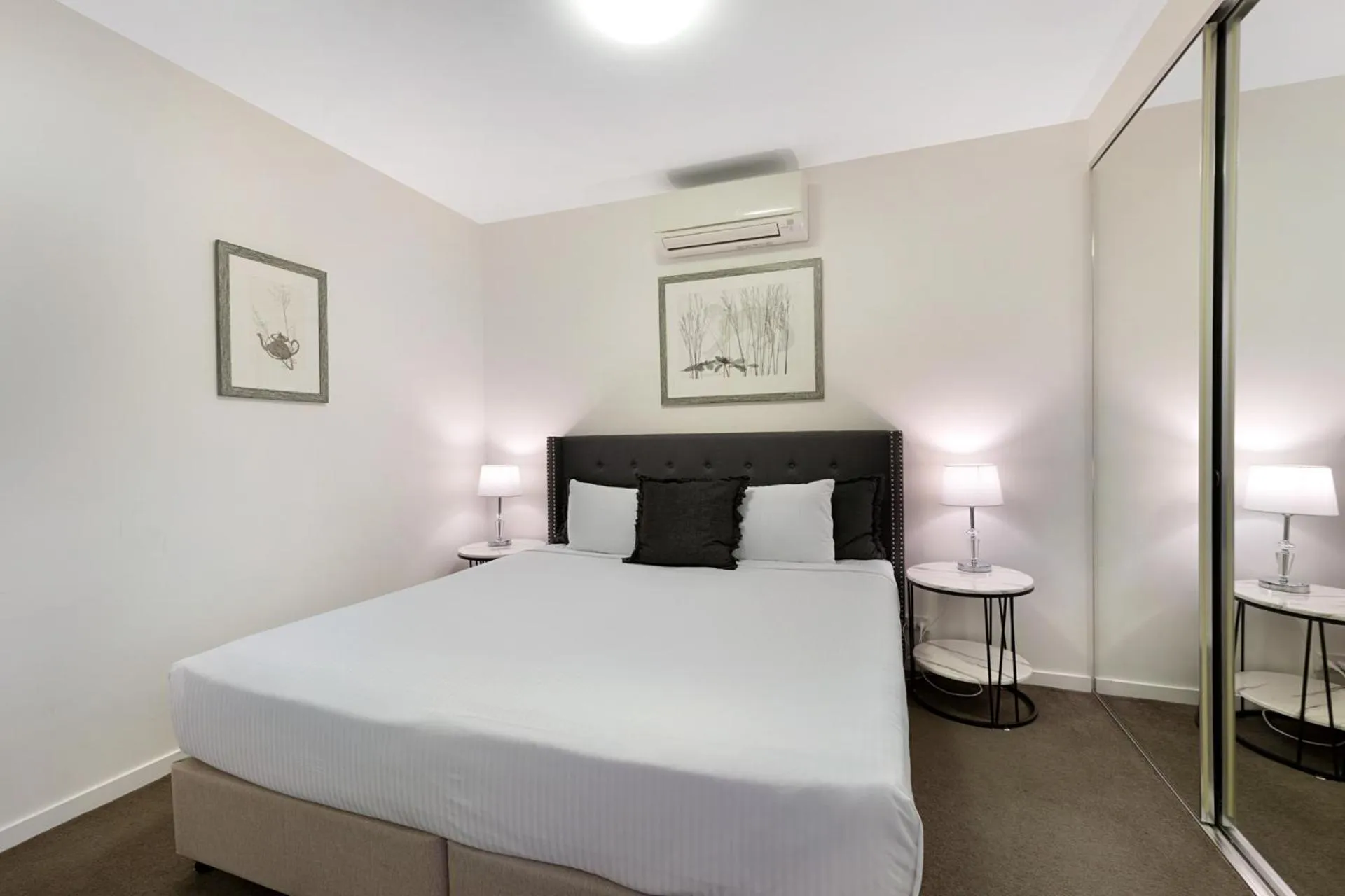 Bedroom, Bed in The Sebel Residences Melbourne Docklands Serviced Apartments