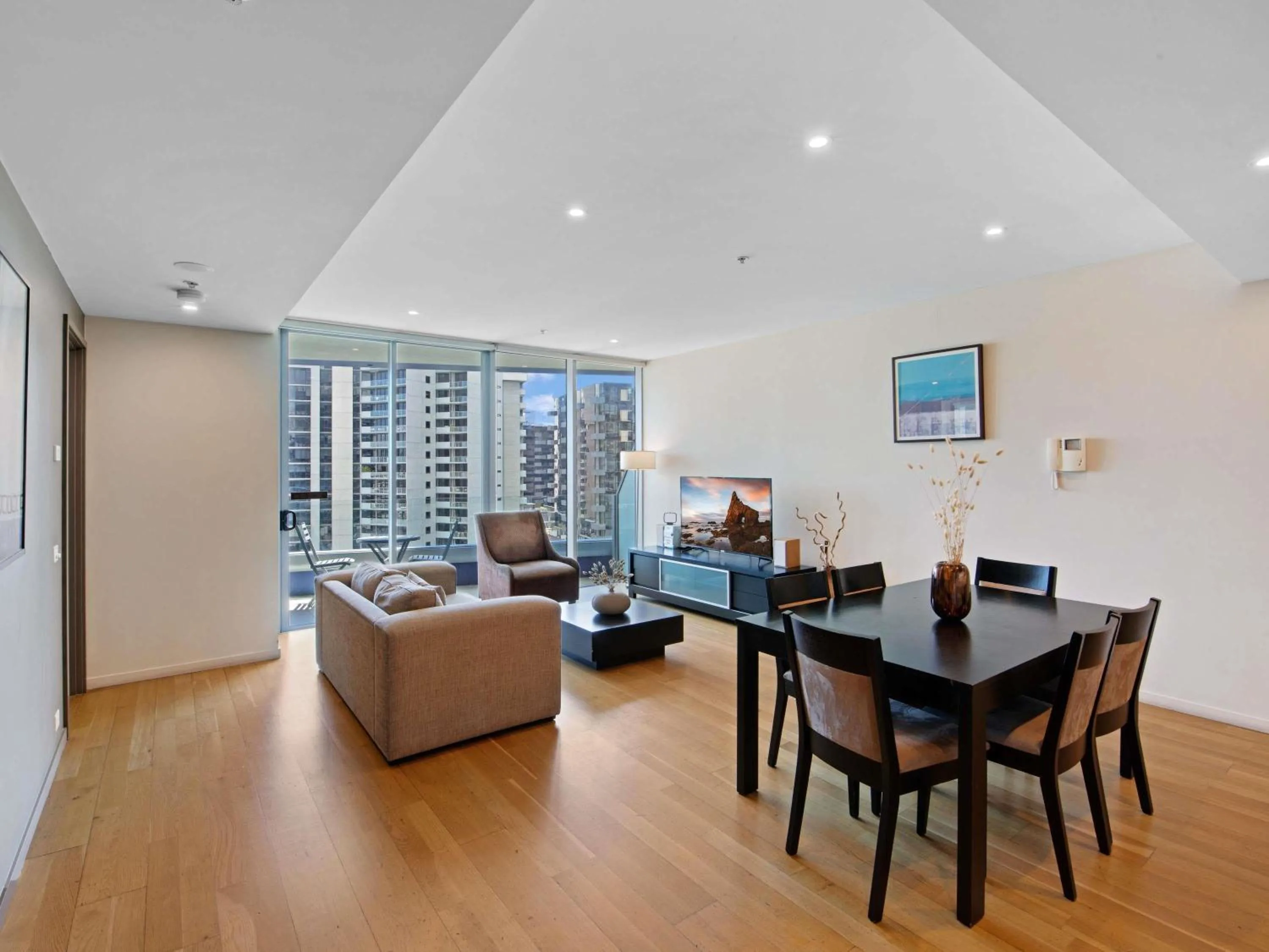 Bedroom in The Sebel Residences Melbourne Docklands Serviced Apartments