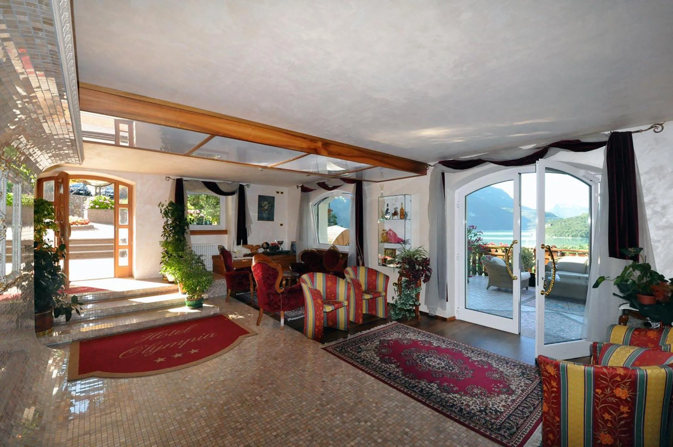 Lobby or reception in Hotel Olympia