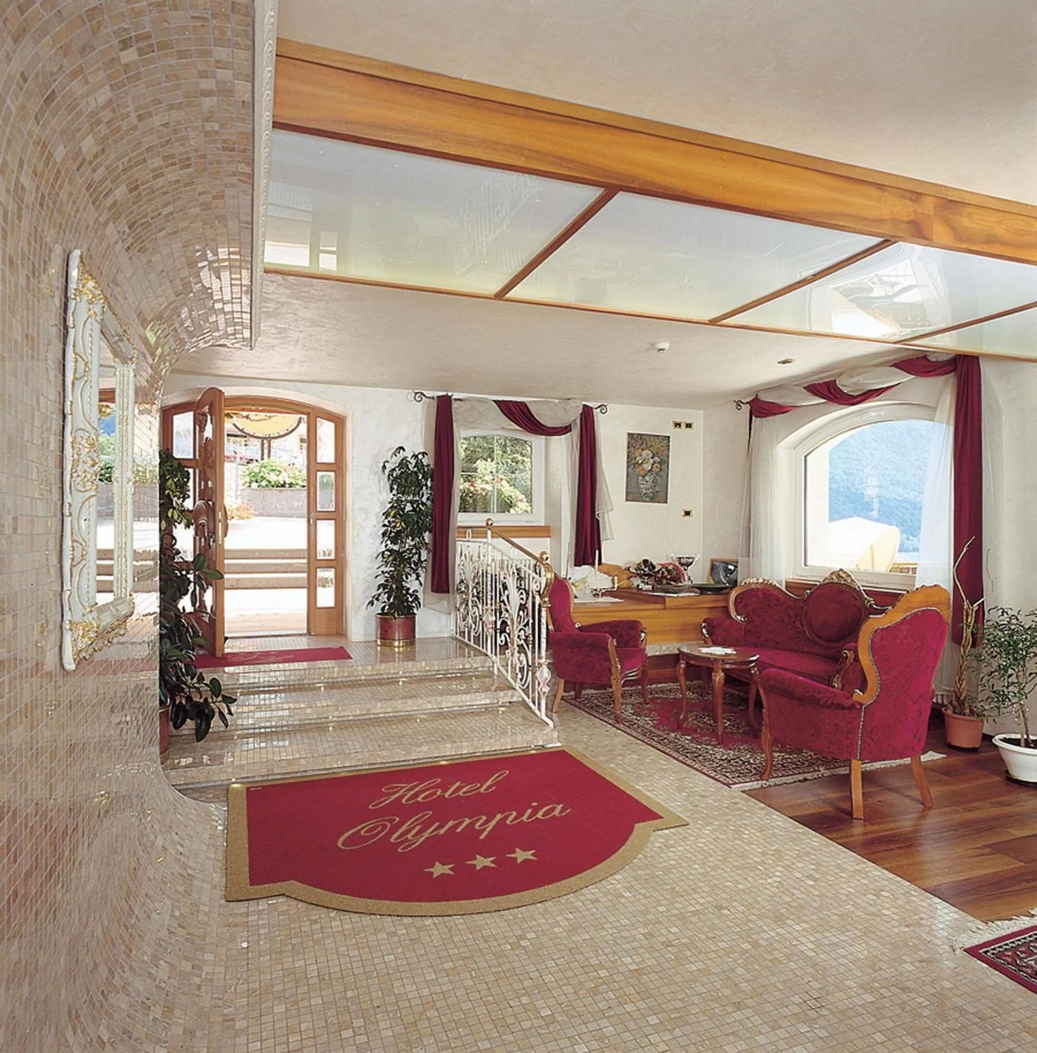Lobby or reception in Hotel Olympia