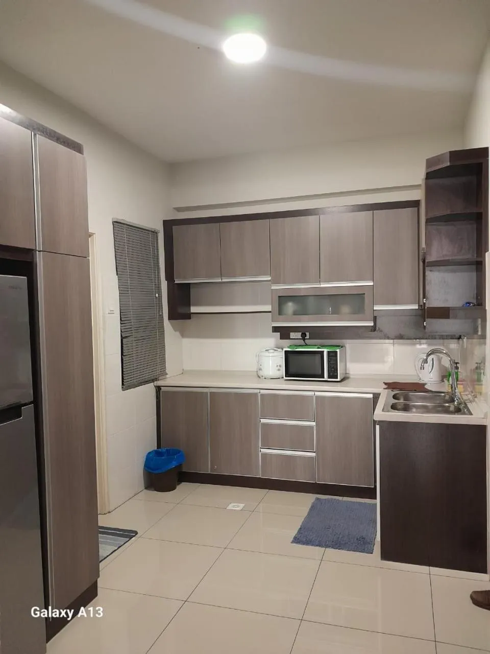Kitchen or kitchenette in K. Riverfront apartment