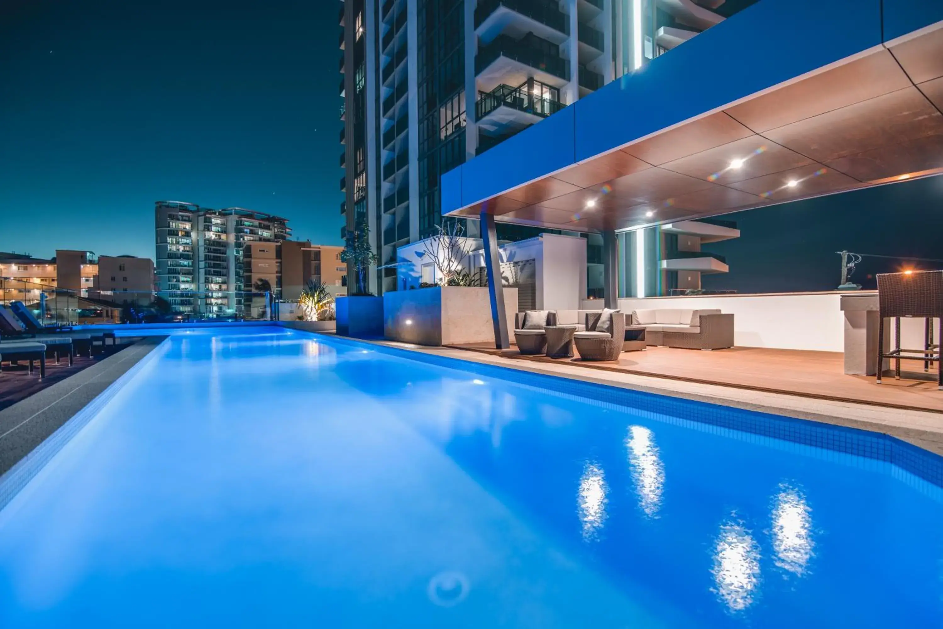 Swimming pool in Iconic Kirra Beach Resort Swimming pool in Iconic Kirra Beach Resort