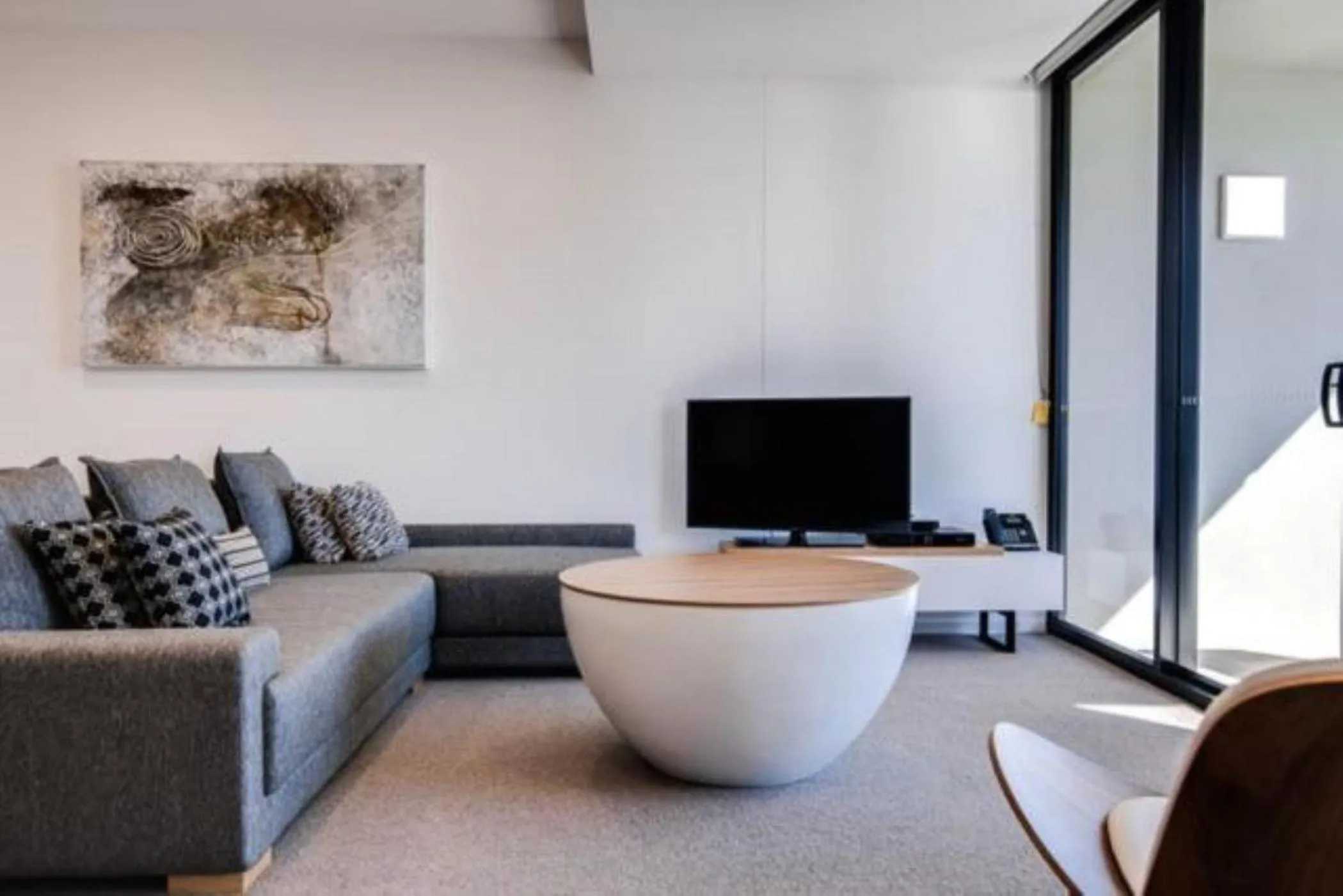 Living room in Iconic Kirra Beach Resort