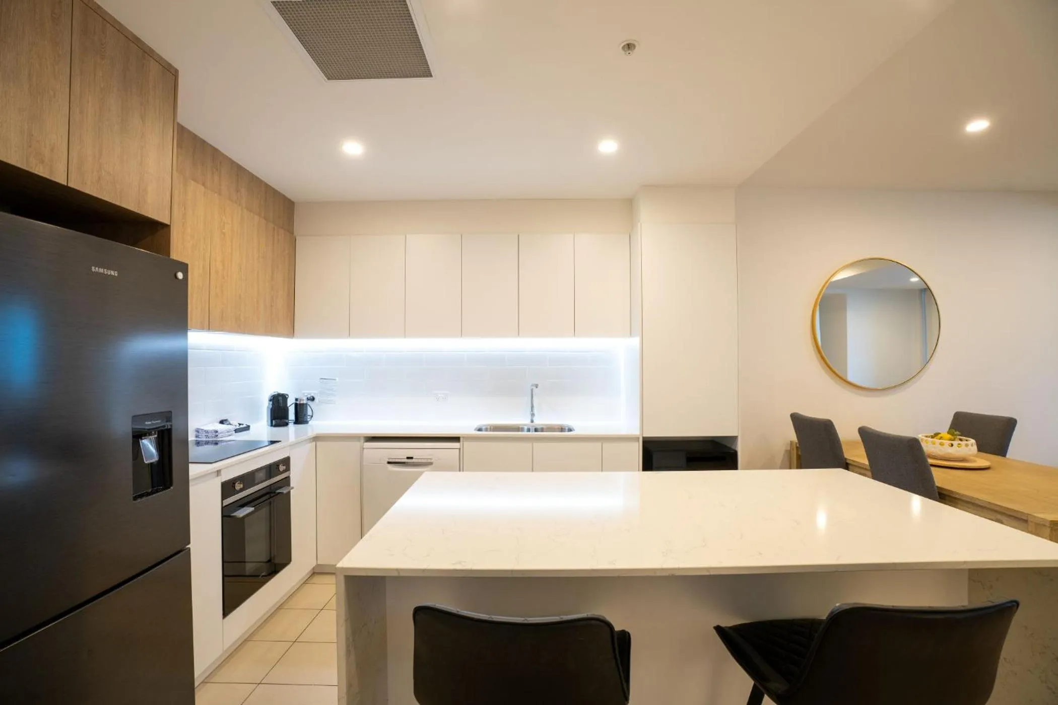 Dining area in Iconic Kirra Beach Resort