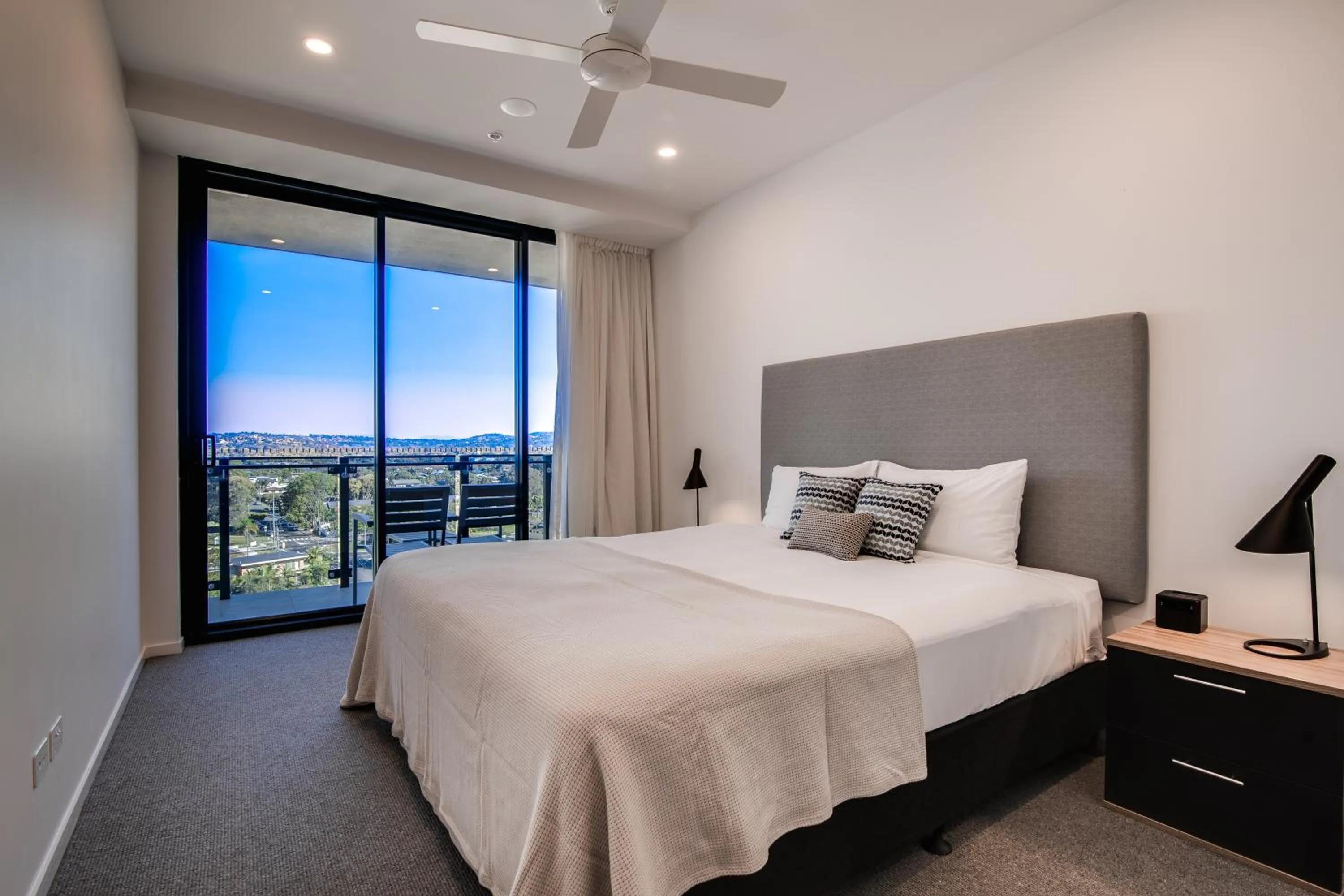 Bed in Iconic Kirra Beach Resort