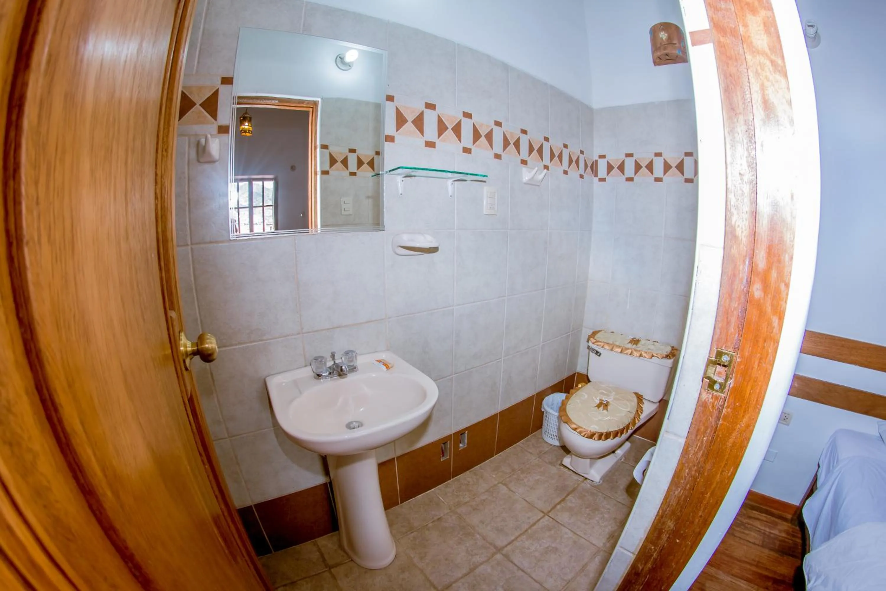 Bathroom in Hostal El Grial