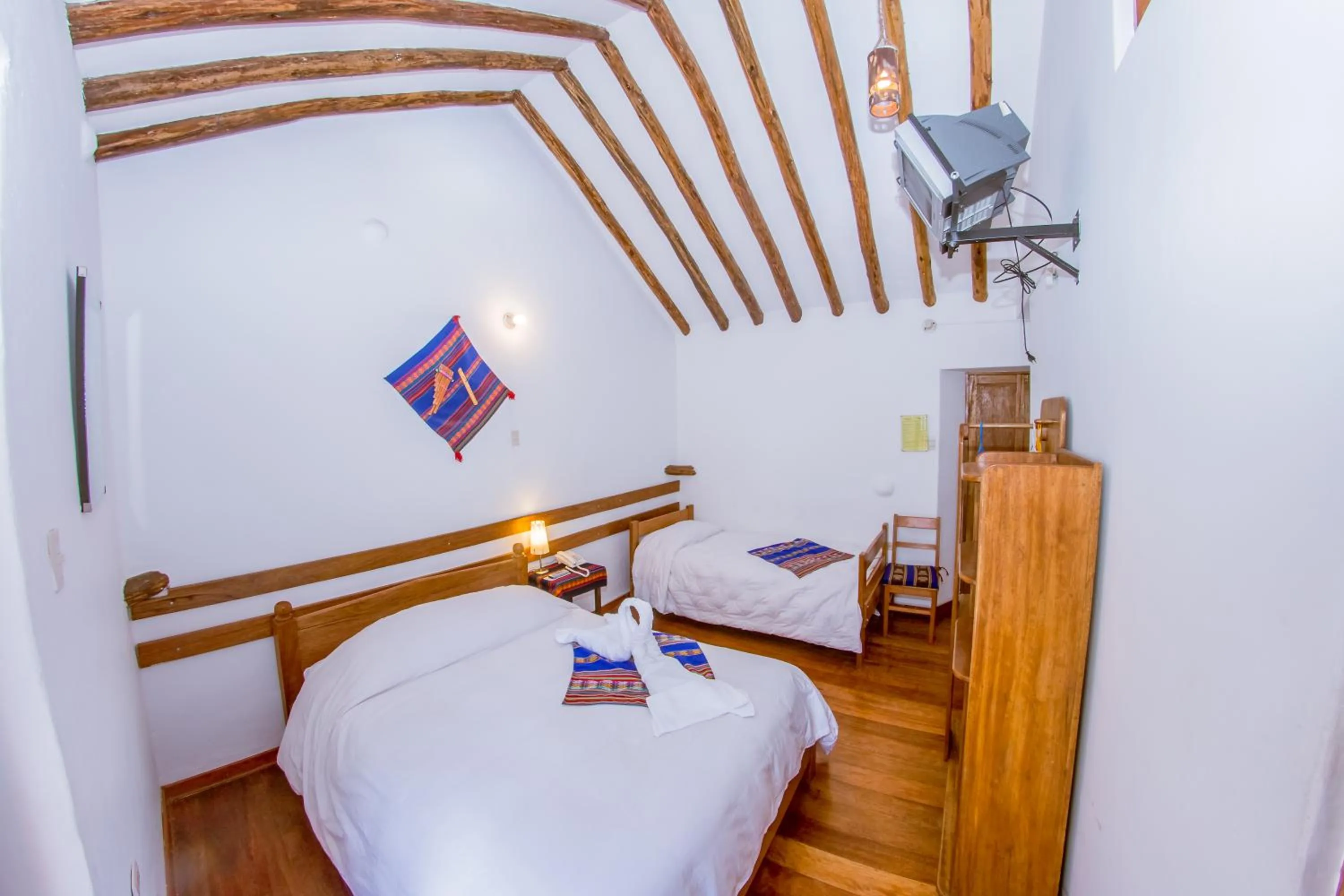 Photo of the whole room, Bed in Hostal El Grial