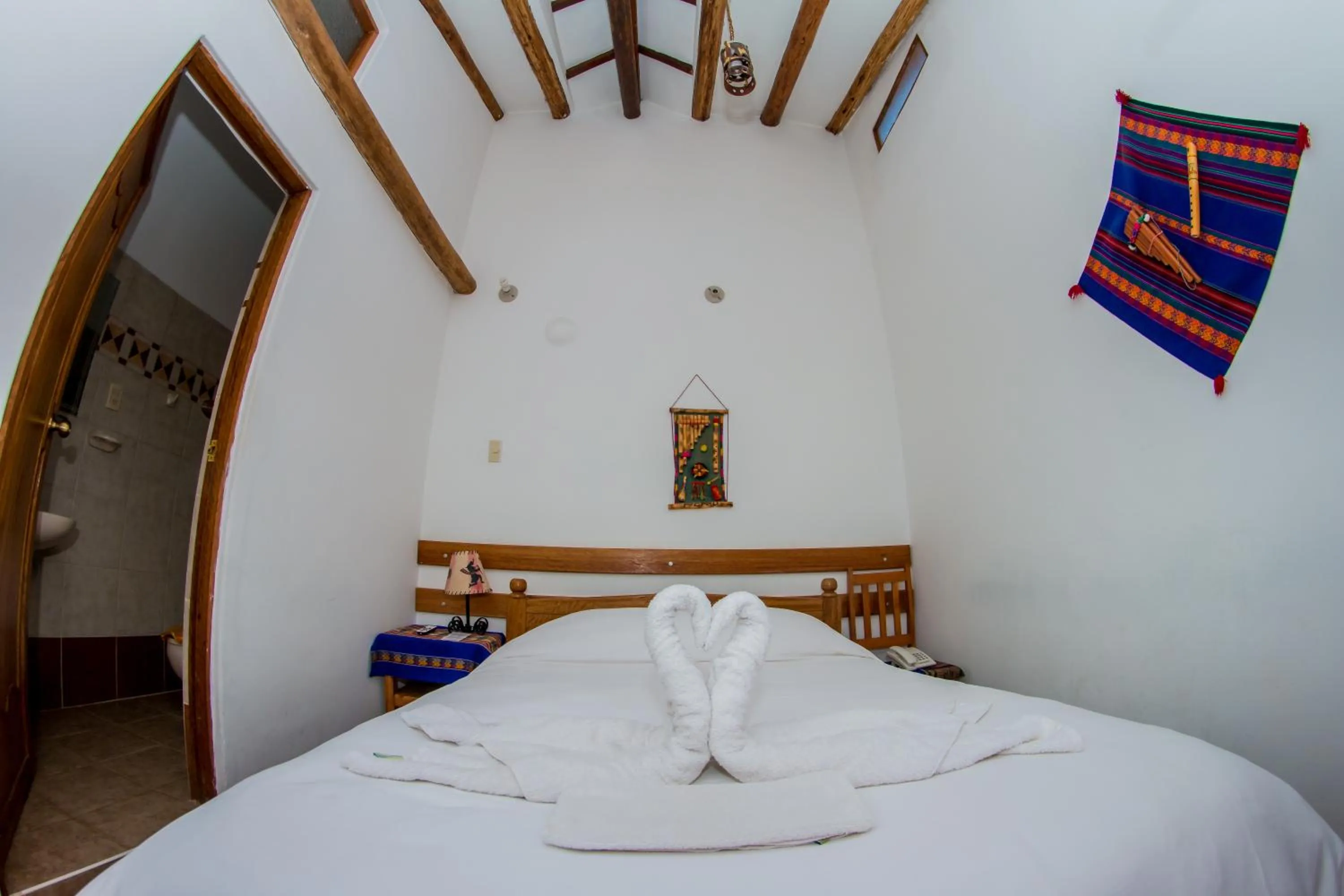 Photo of the whole room, Bed in Hostal El Grial
