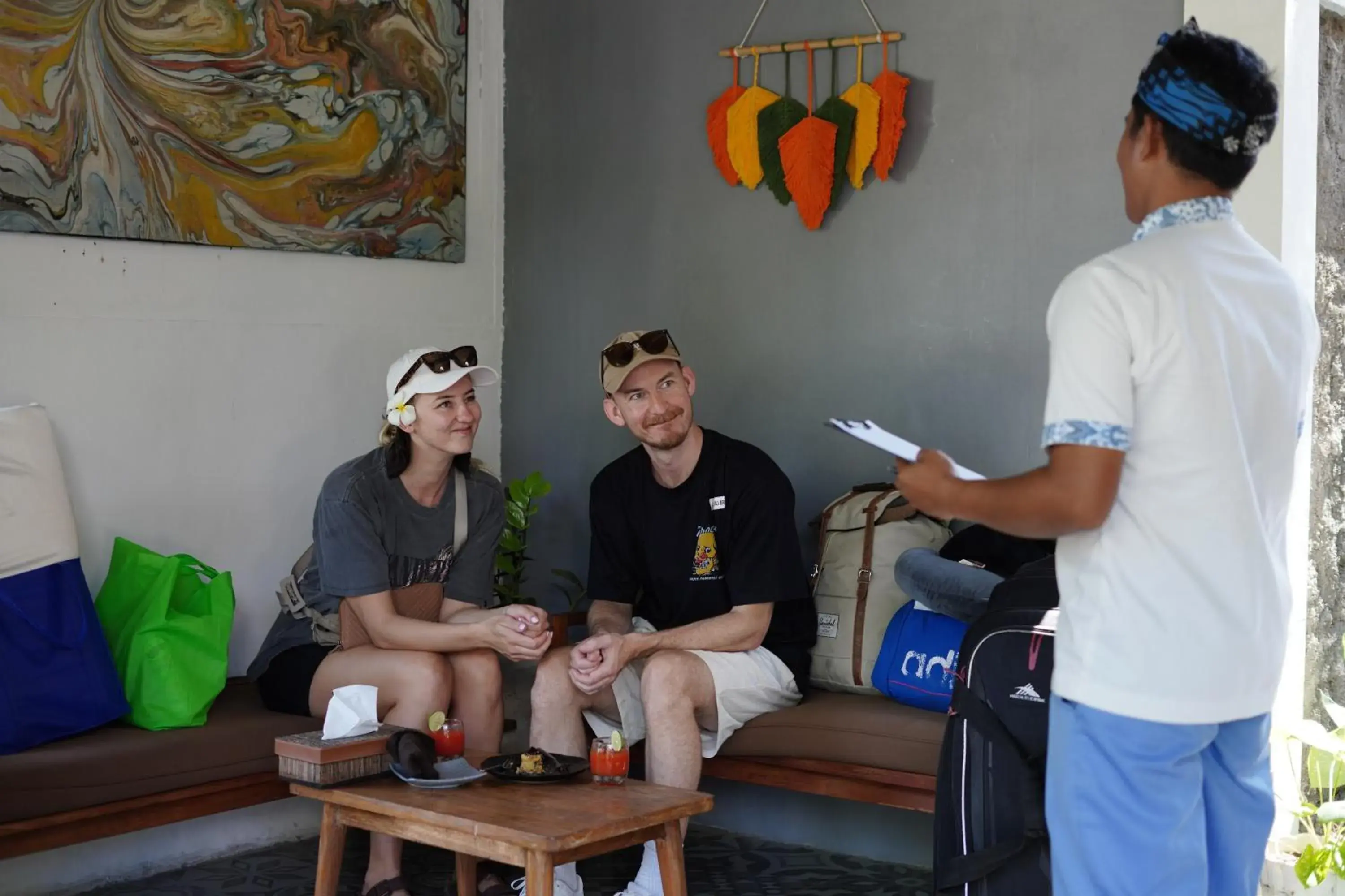 Lobby or reception in A Villa Gili Air Lobby or reception in A Villa Gili Air