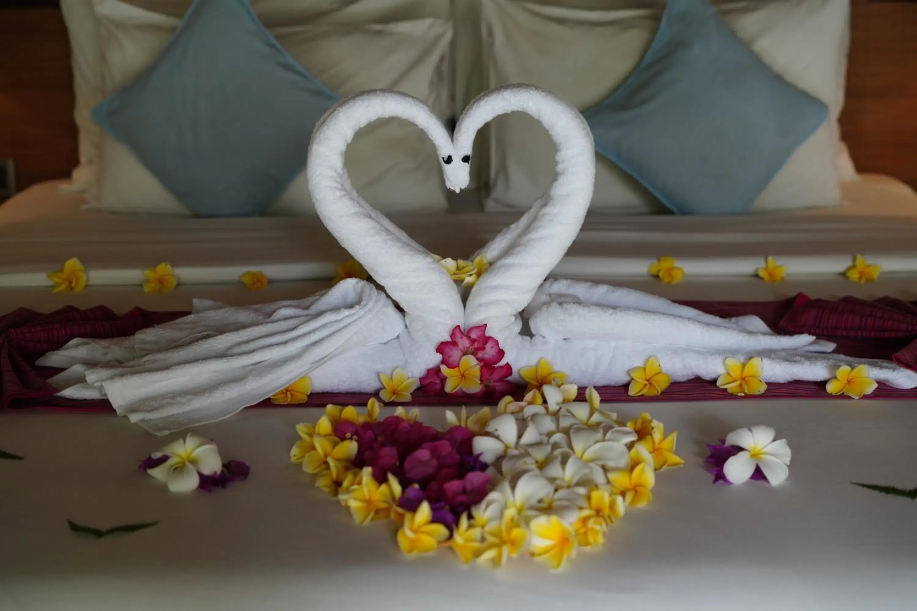 Decorative detail, Bed in A Villa Gili Air Decorative detail, Bed in A Villa Gili Air