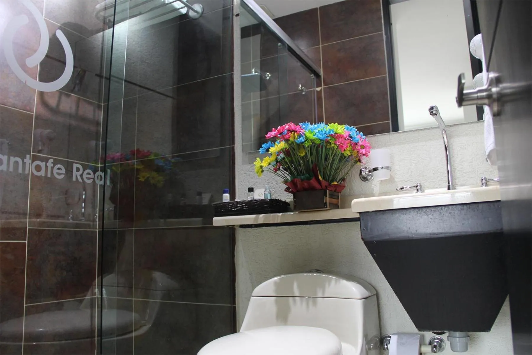 Bathroom in Hotel Santafe Real