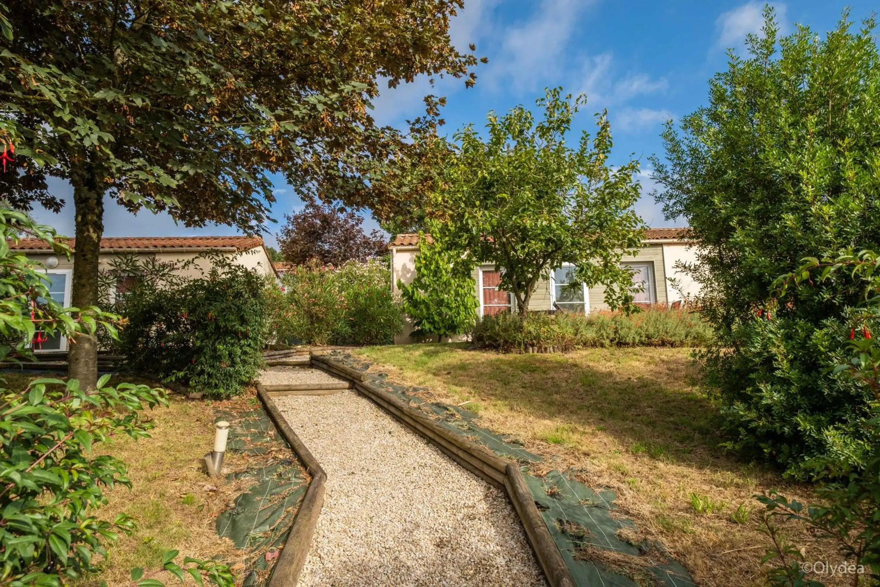 Garden view in Olydea Les Epesses Garden view in Olydea Les Epesses