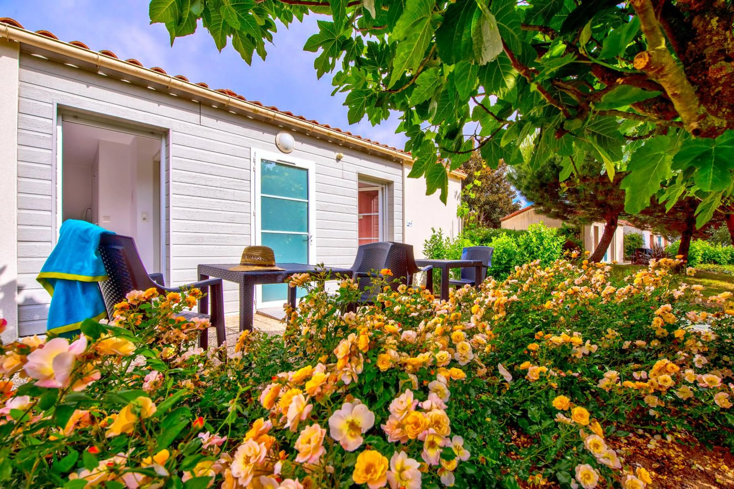 Patio in Olydea Les Epesses