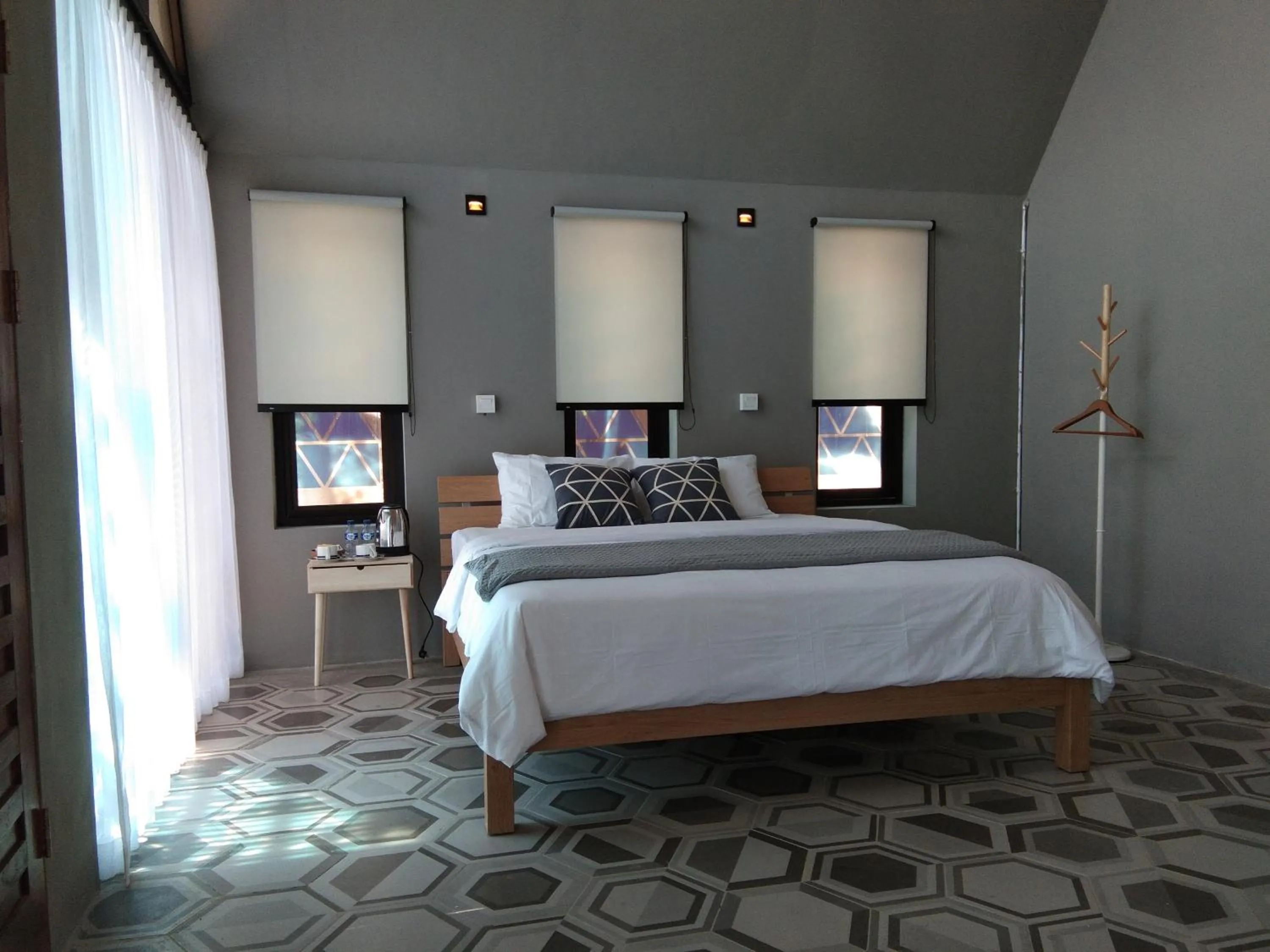 Bed in Radika Paradise Villa & Cottage