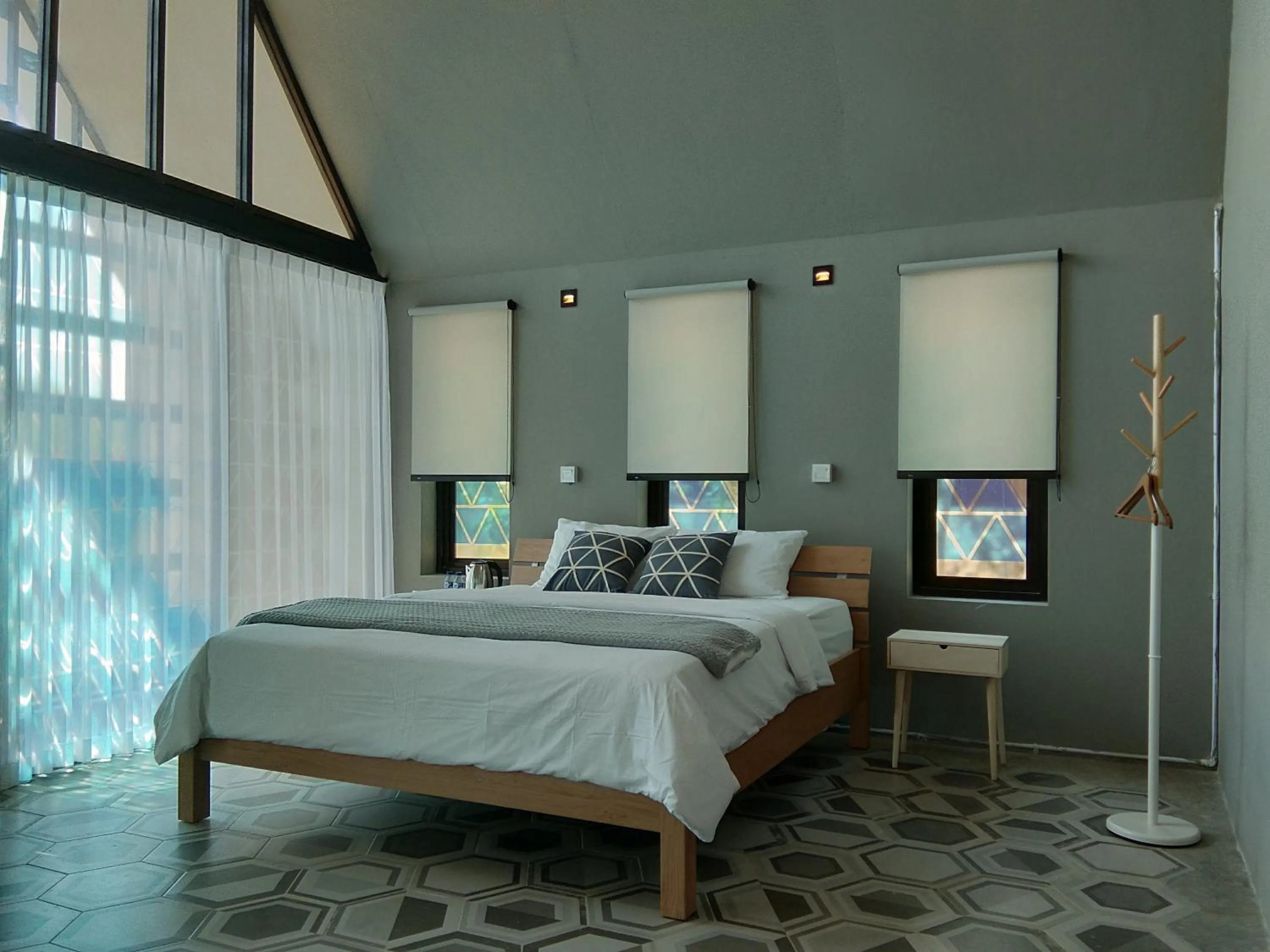 Bed in Radika Paradise Villa & Cottage