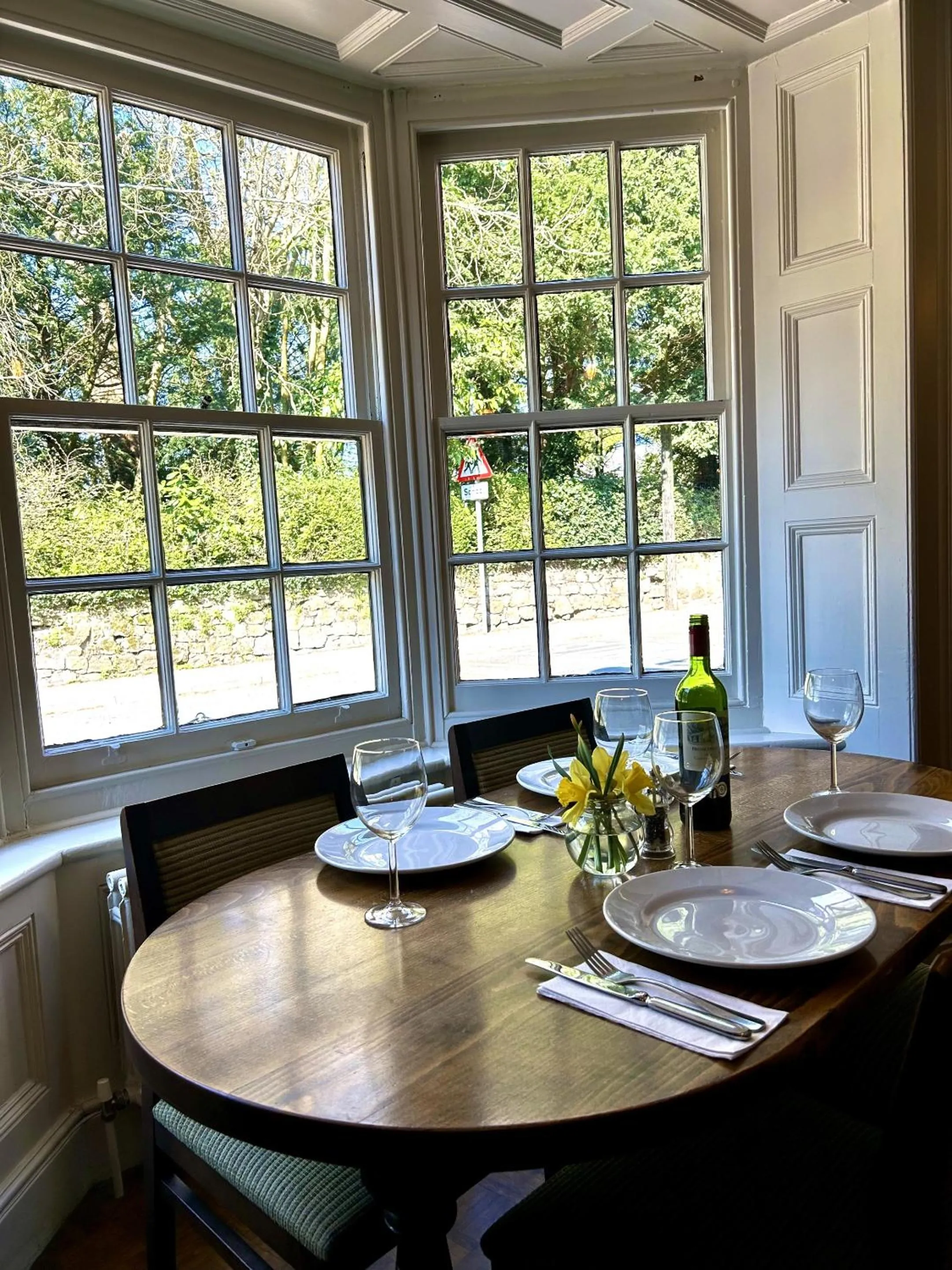 Dining area in The Talbot and apartment