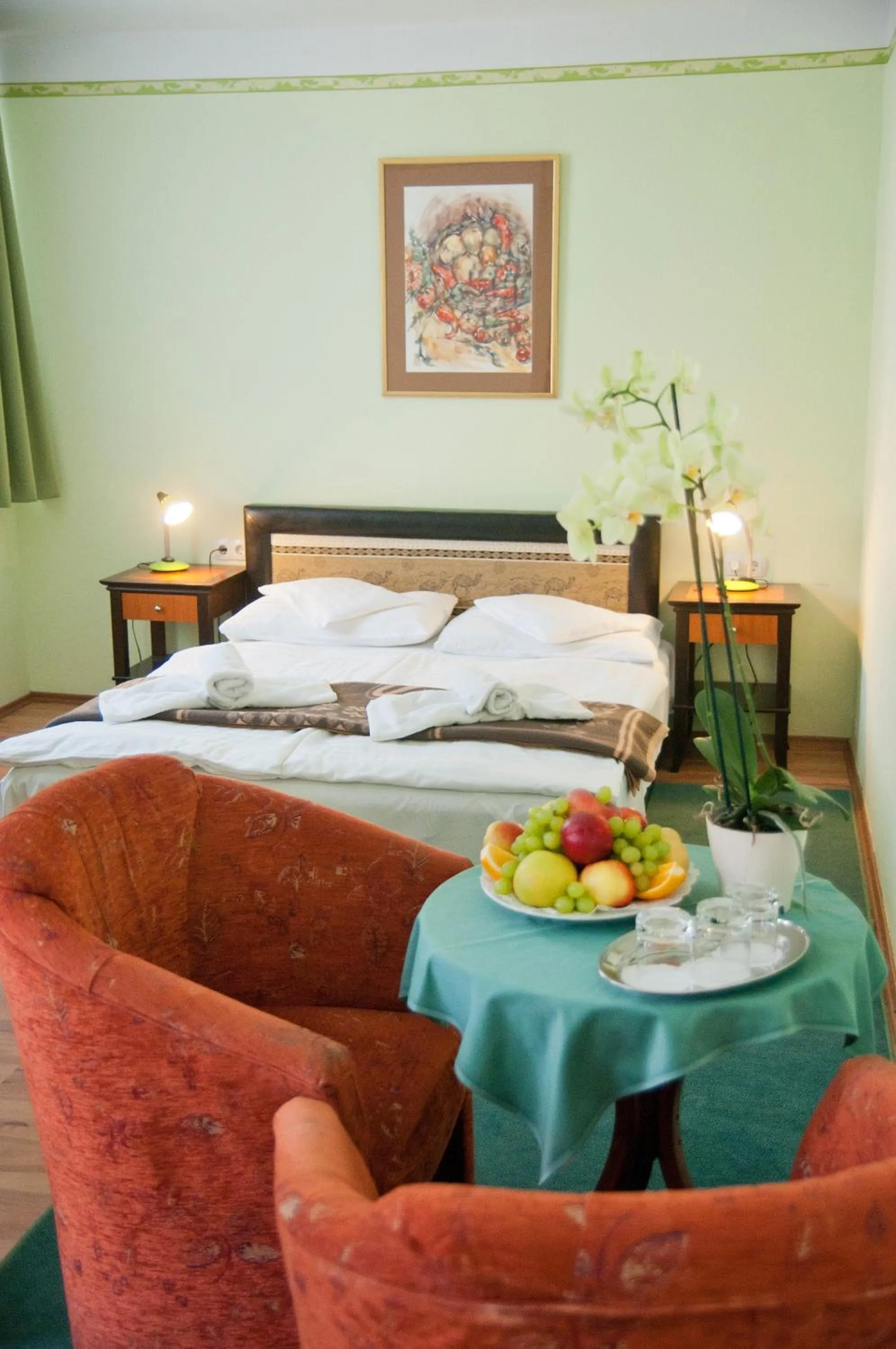 Bed in Majerik Hotel