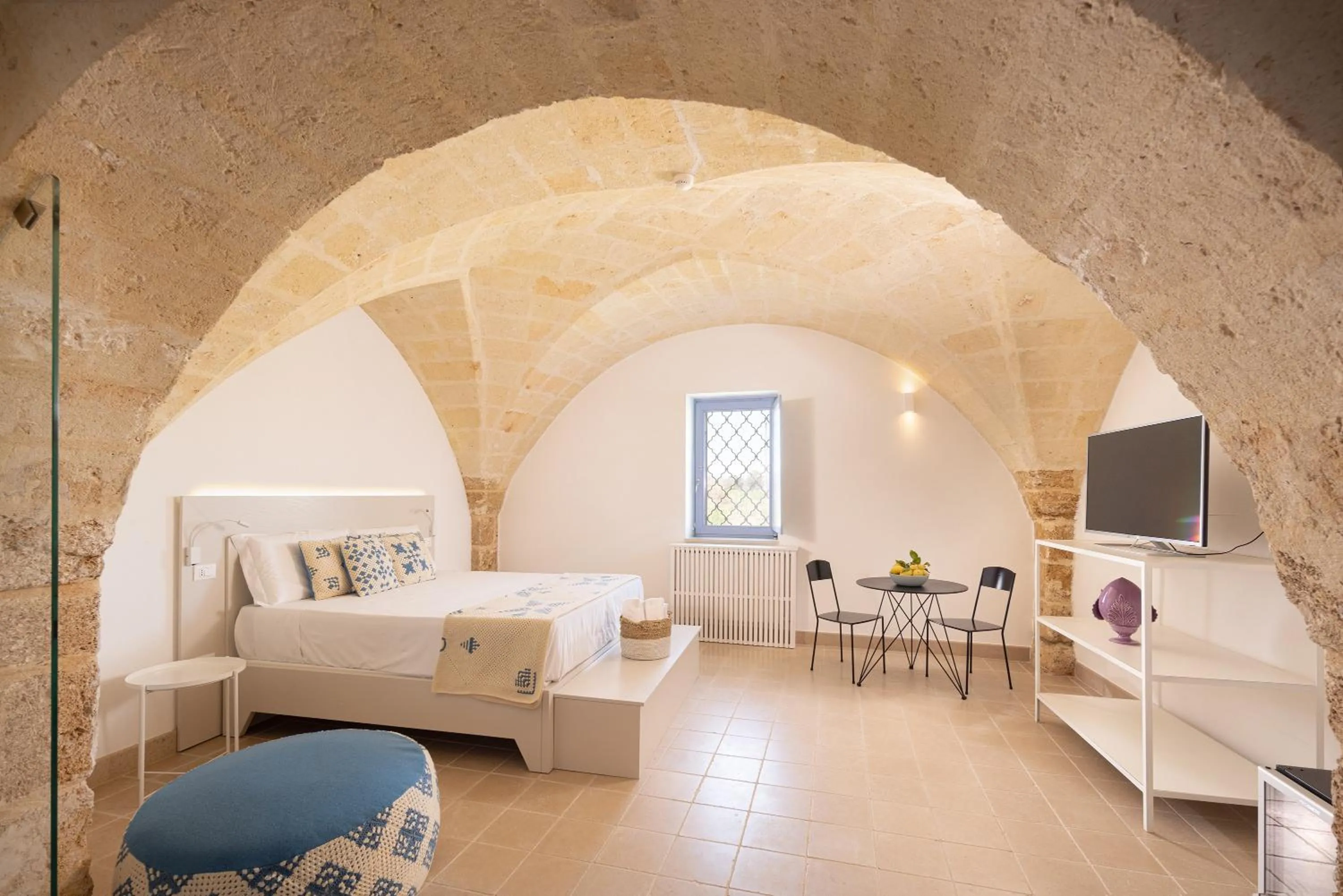 Bed in Masseria Malvindi