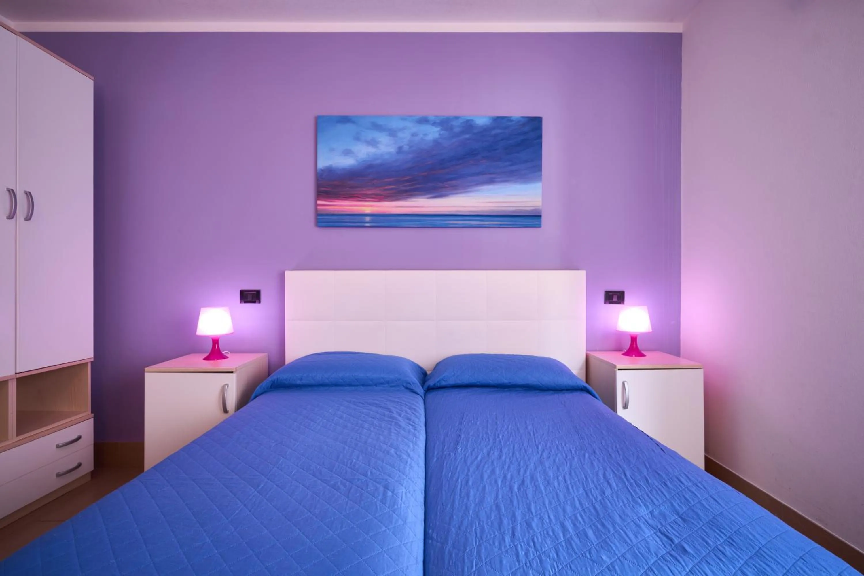 Bed in Hotel Villa Del Mar