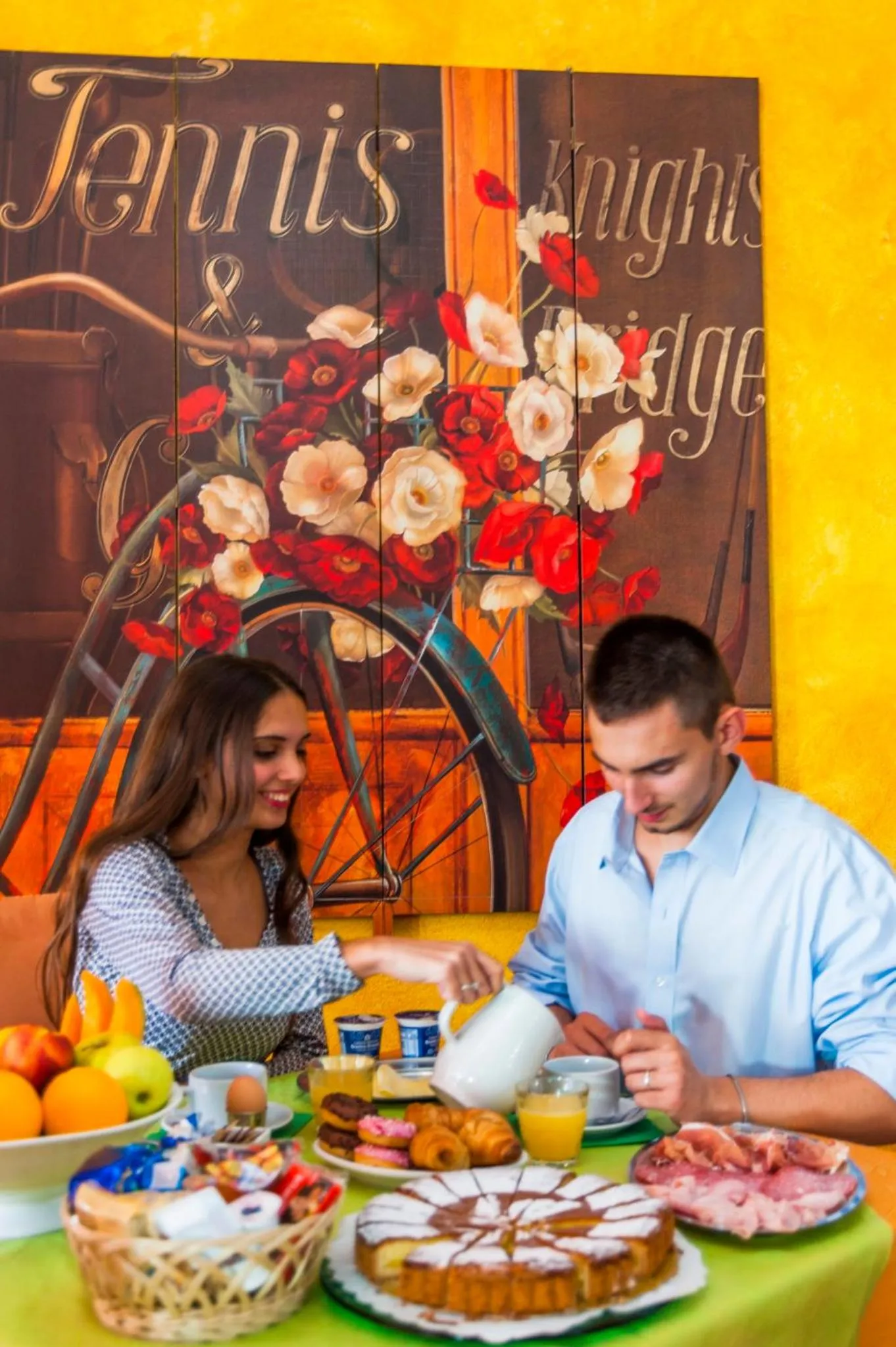 Continental breakfast in Hotel Villa Del Mar