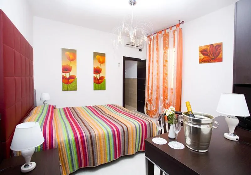 Bed in Hotel Villa Del Mar