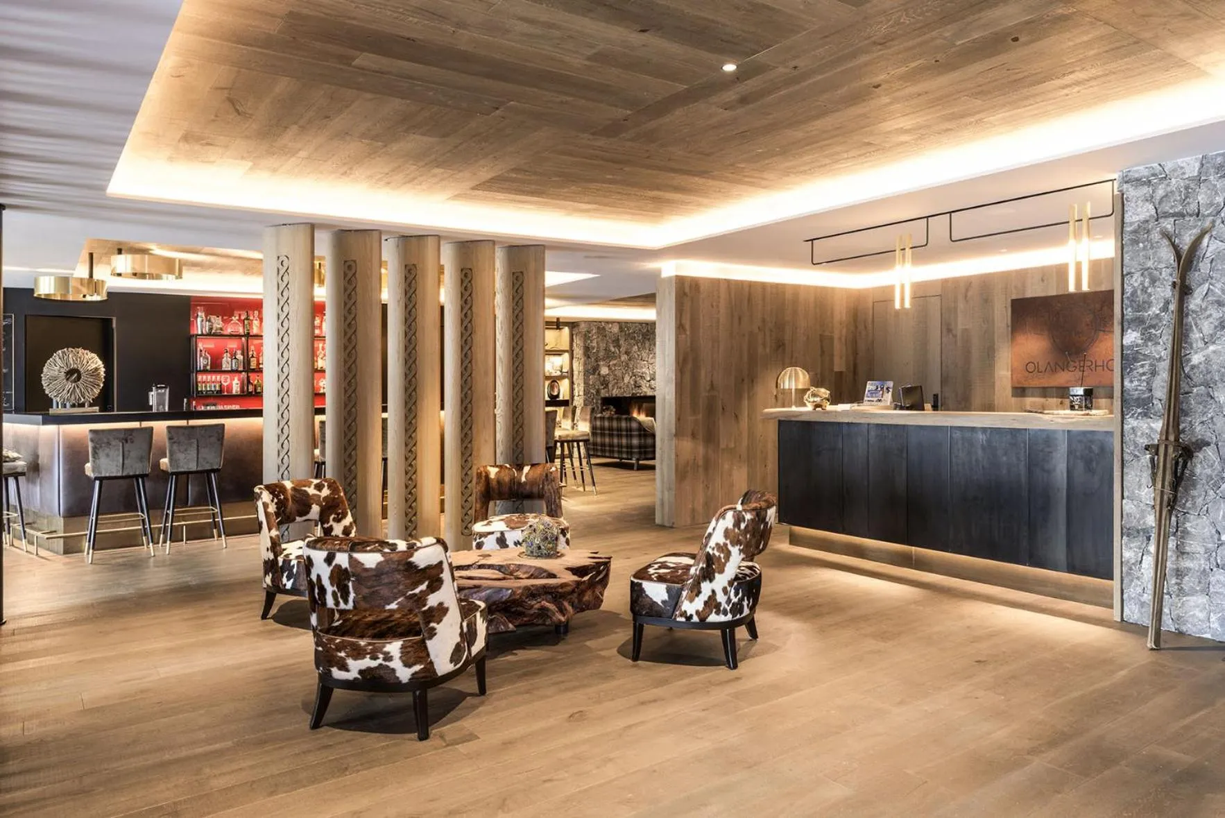 Lobby or reception in Hotel Olangerhof