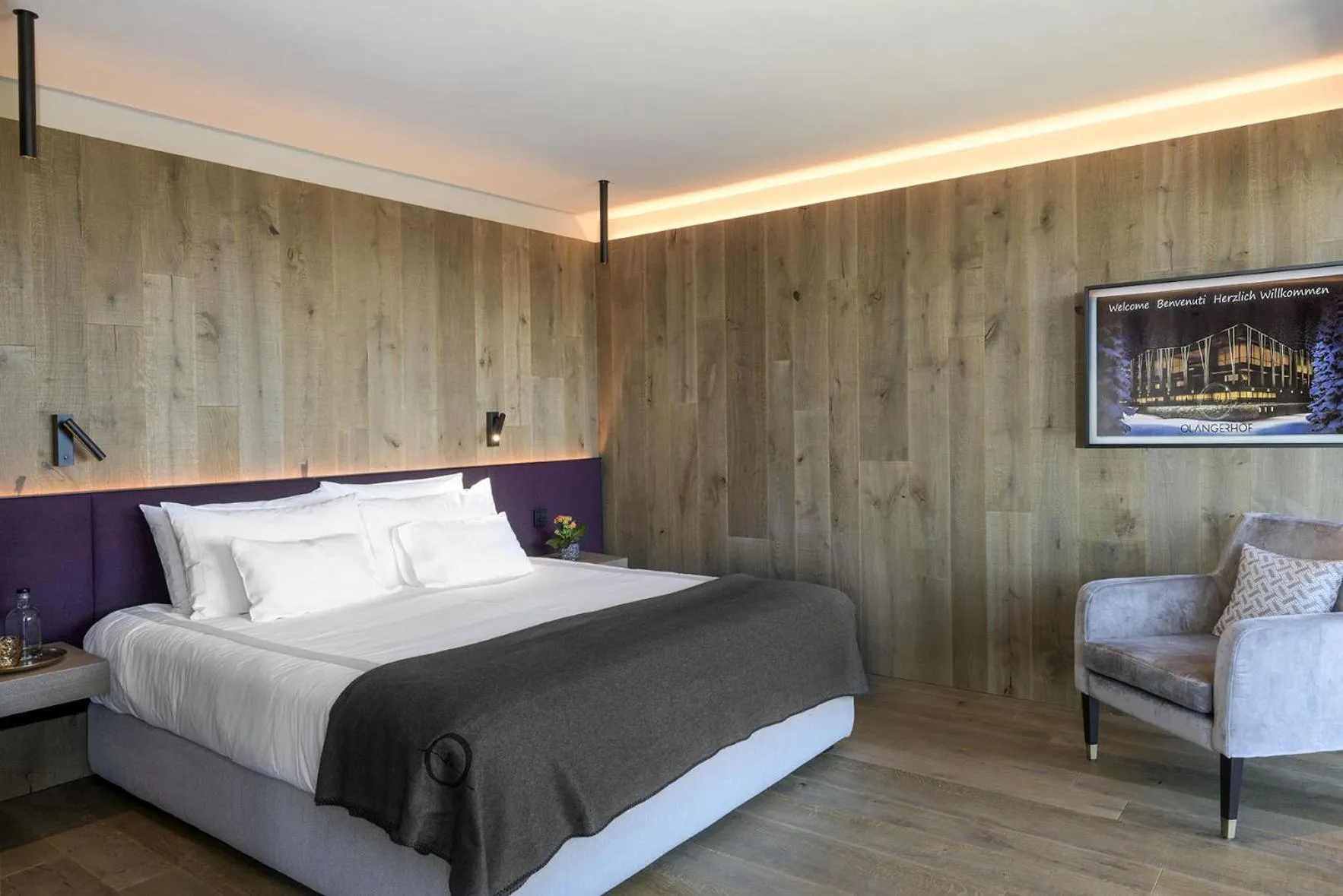 Bedroom, Bed in Hotel Olangerhof