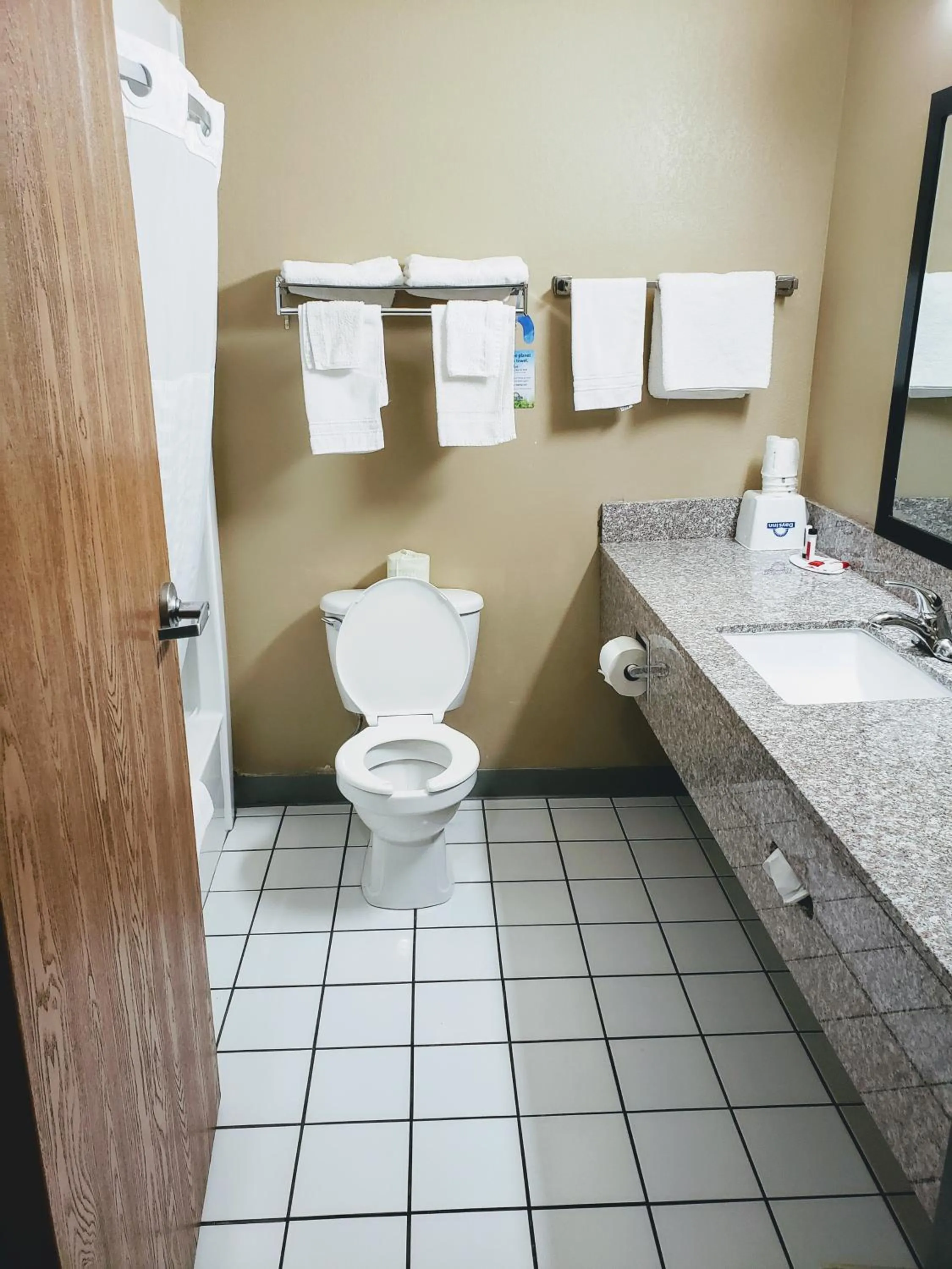 Bathroom in Days Inn & Suites by Wyndham Morris I-80