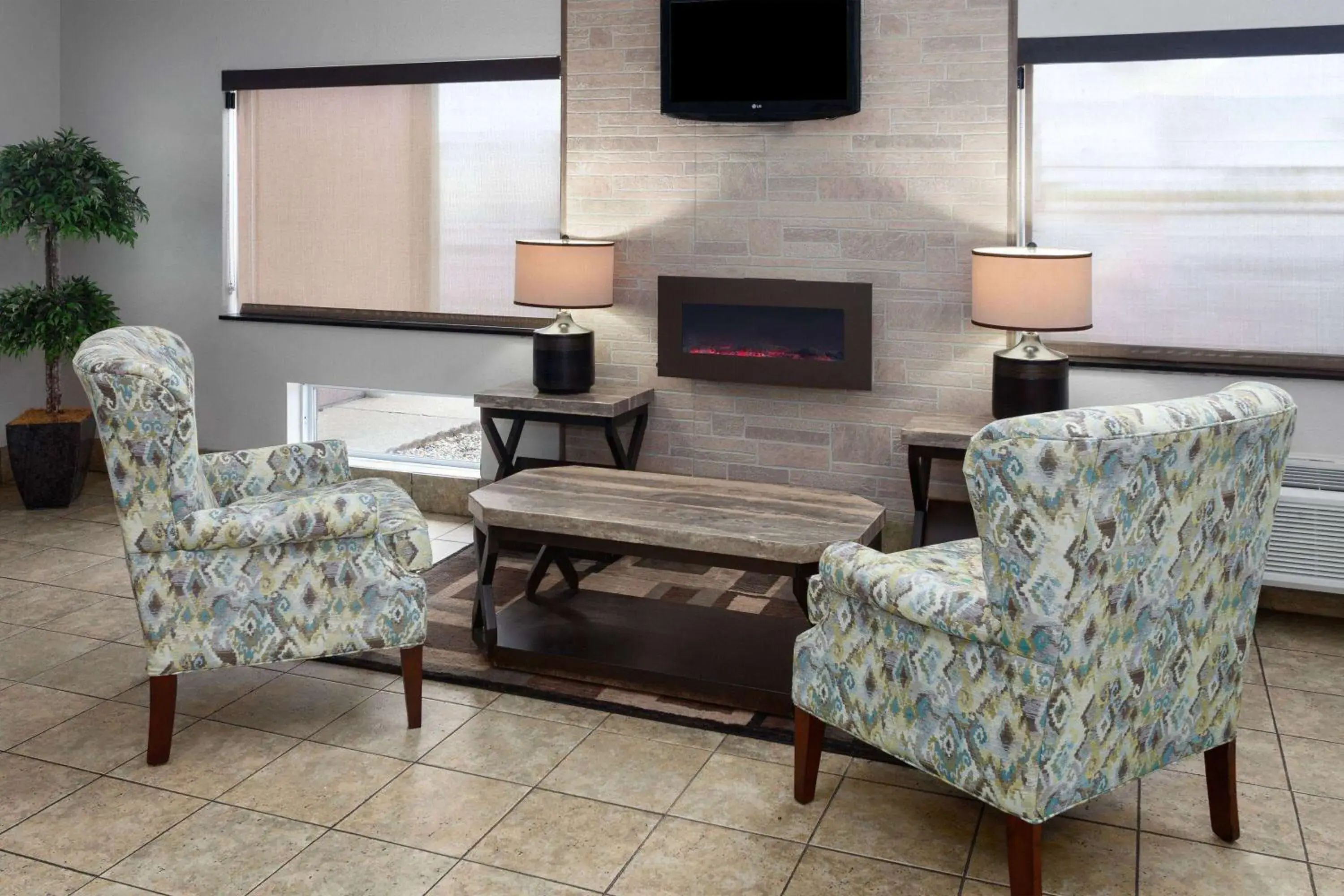 Lobby or reception in Days Inn & Suites by Wyndham Morris I-80 Lobby or reception in Days Inn & Suites by Wyndham Morris I-80