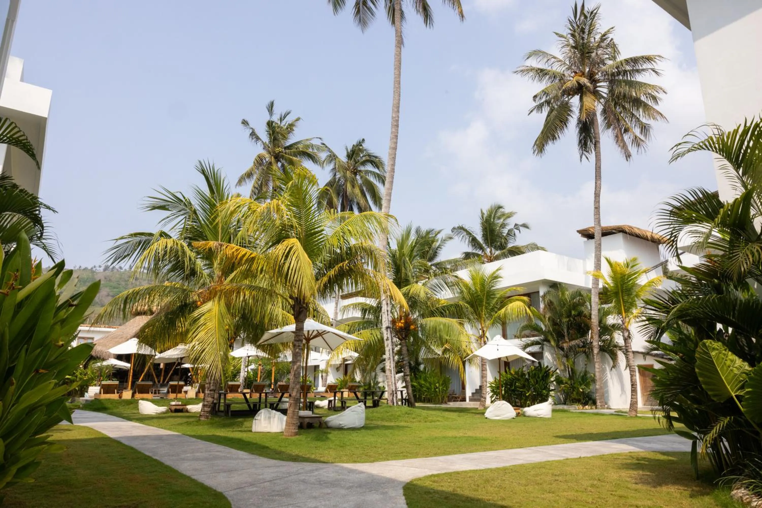 Garden view in Sikara Lombok Hotel