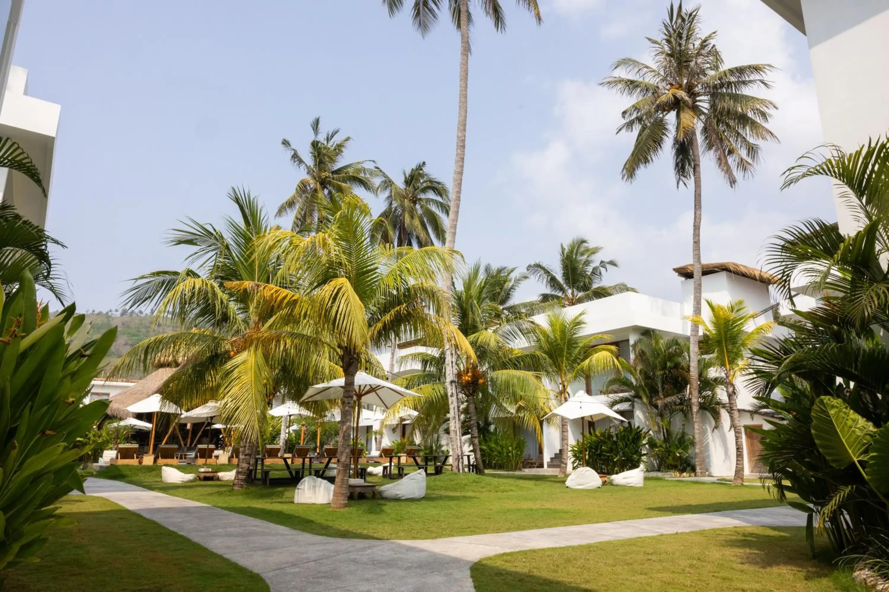 Garden view in Sikara Lombok Hotel Garden view in Sikara Lombok Hotel