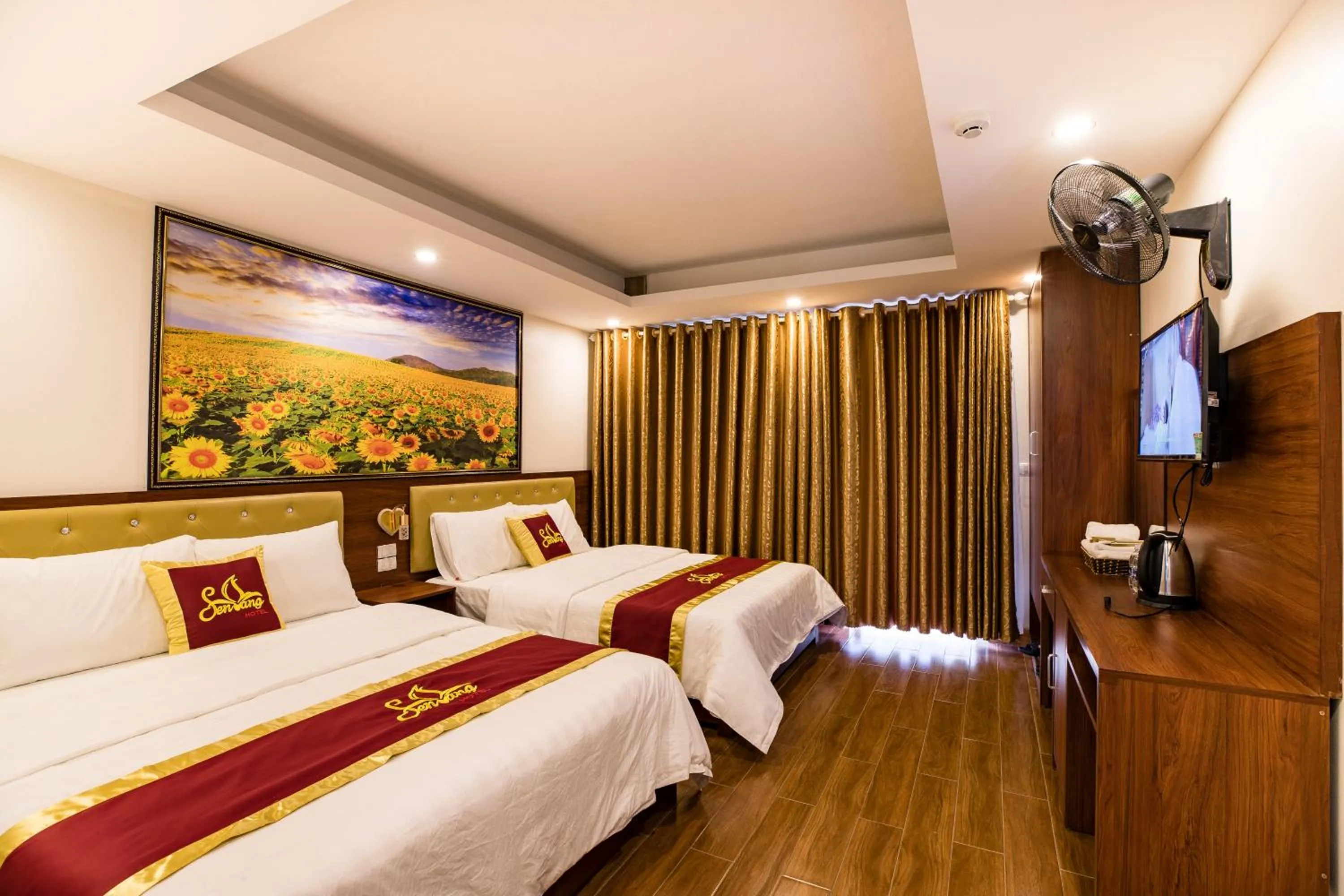 Bed in Sen Vang 2 Hotel