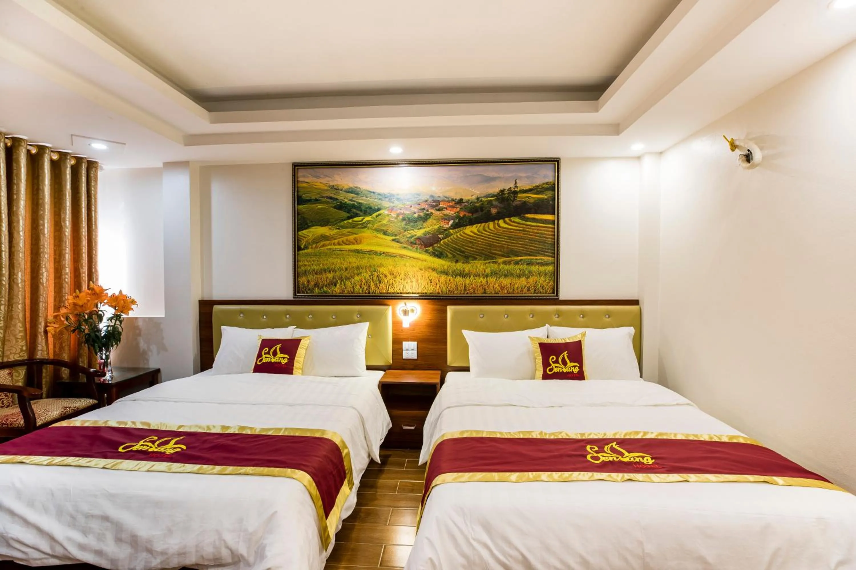 Bed in Sen Vang 2 Hotel