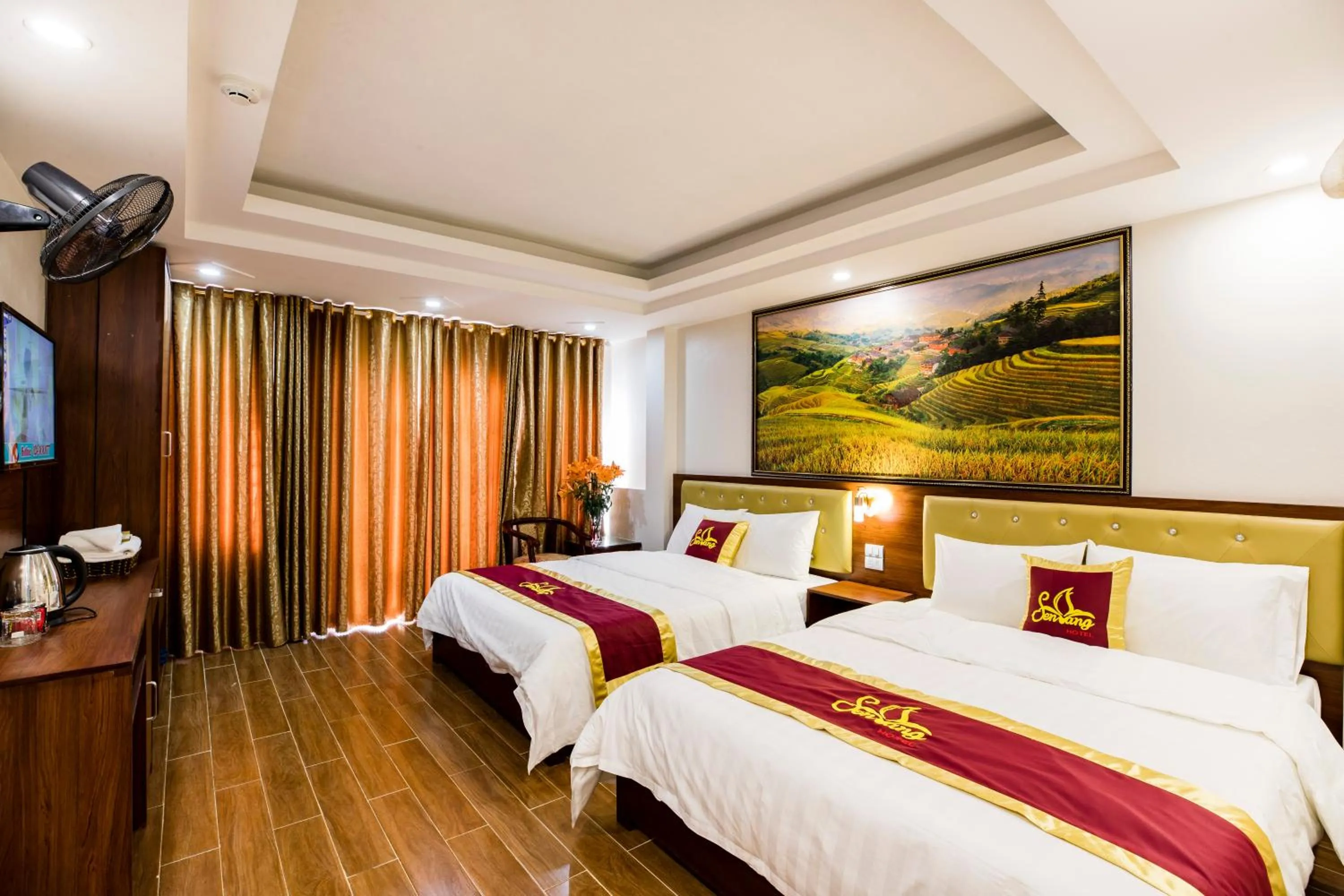 Bed in Sen Vang 2 Hotel